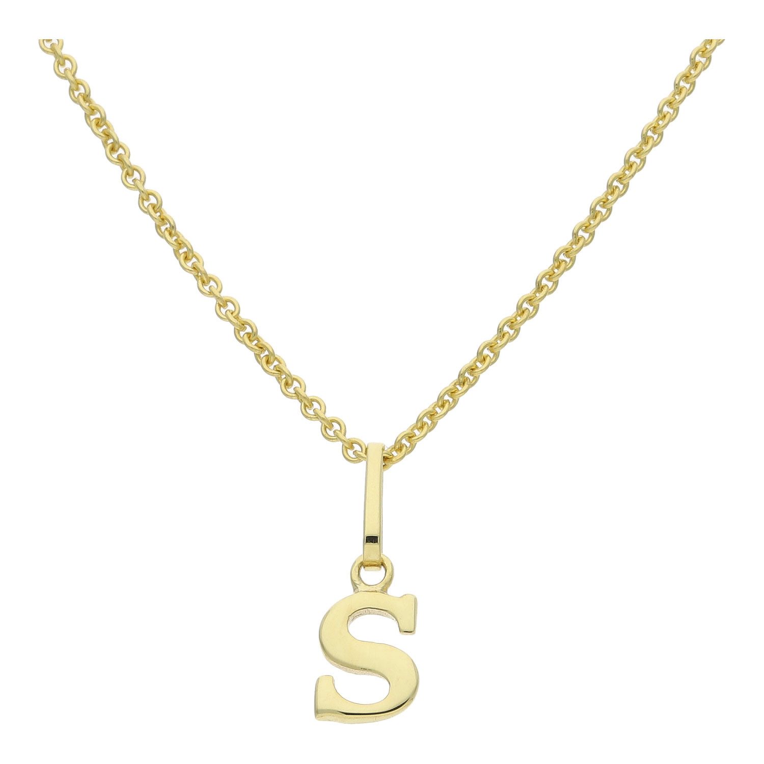 JuwelmaLux Buchstabenanhänger JuwelmaLux Anhänger 333/000 (8 Karat) Gold Buchstabe "S" JL16-02-0452 (1-tlg)
