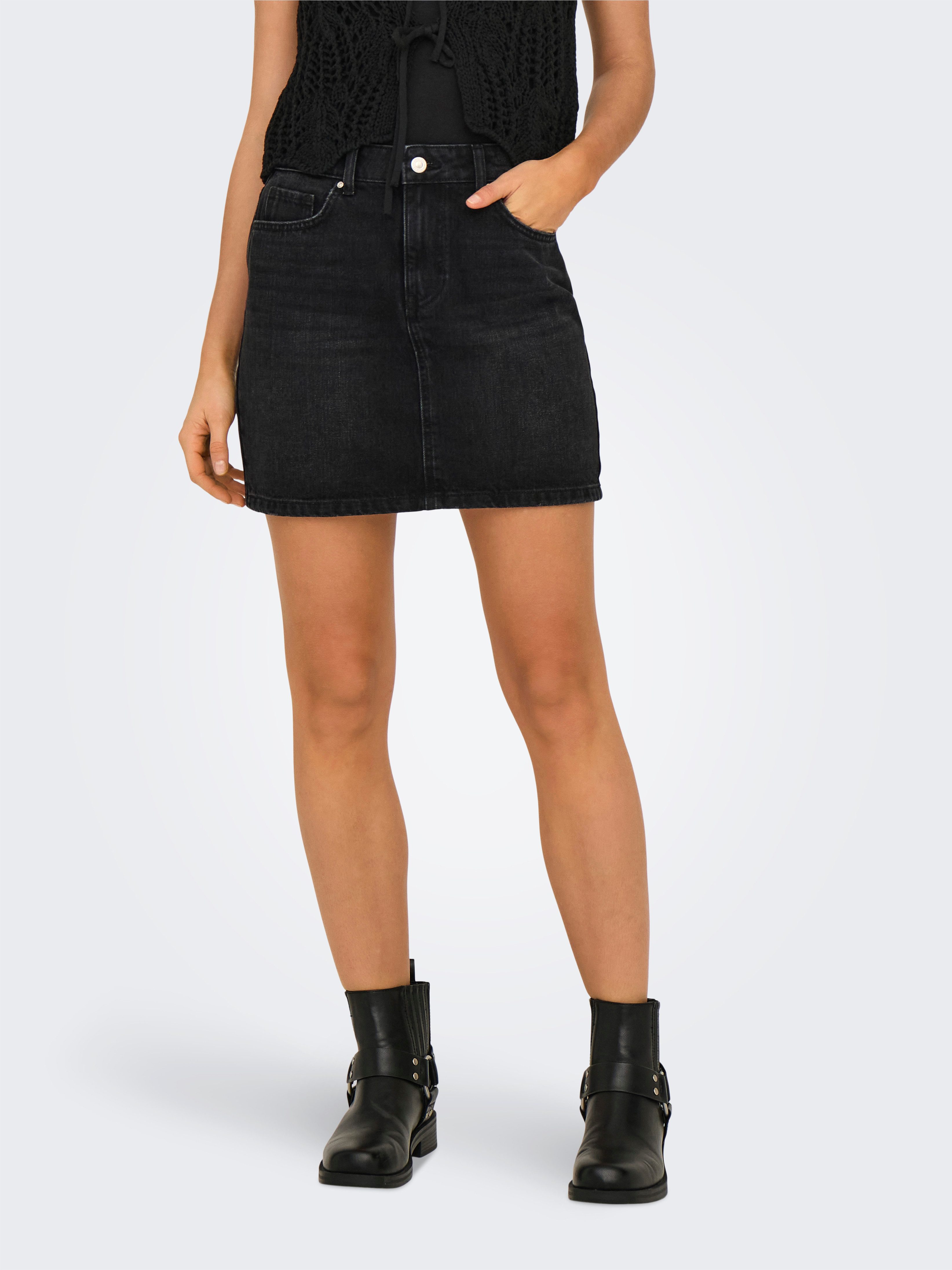 ONLY Jeansrock ONLSTELLA SHORT SKIRT DNM AZG NOOS Baumwolle