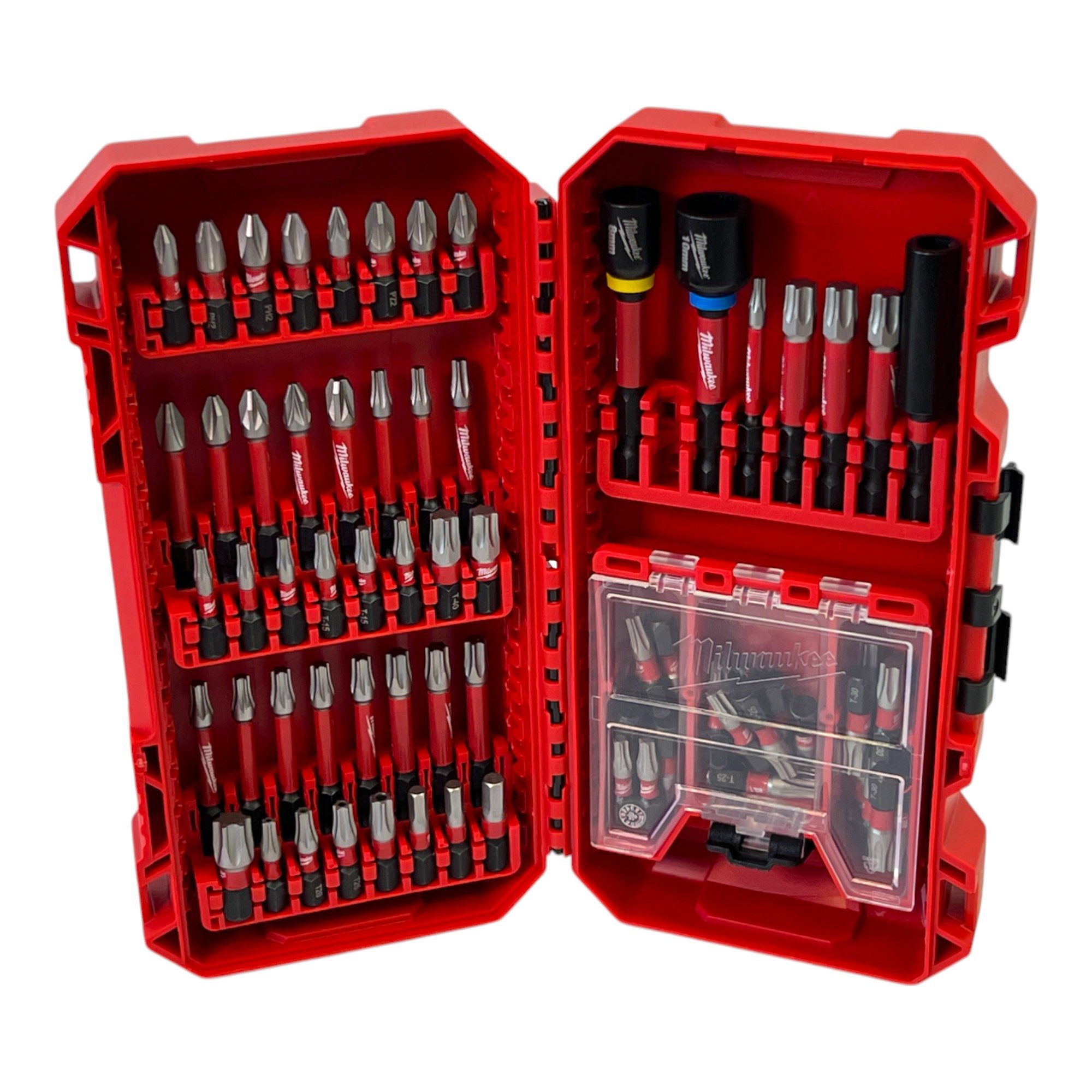Milwaukee Bit-Set Shockwave Bit Set 75 tlg. schlagfestes Bit Set Impact Duty