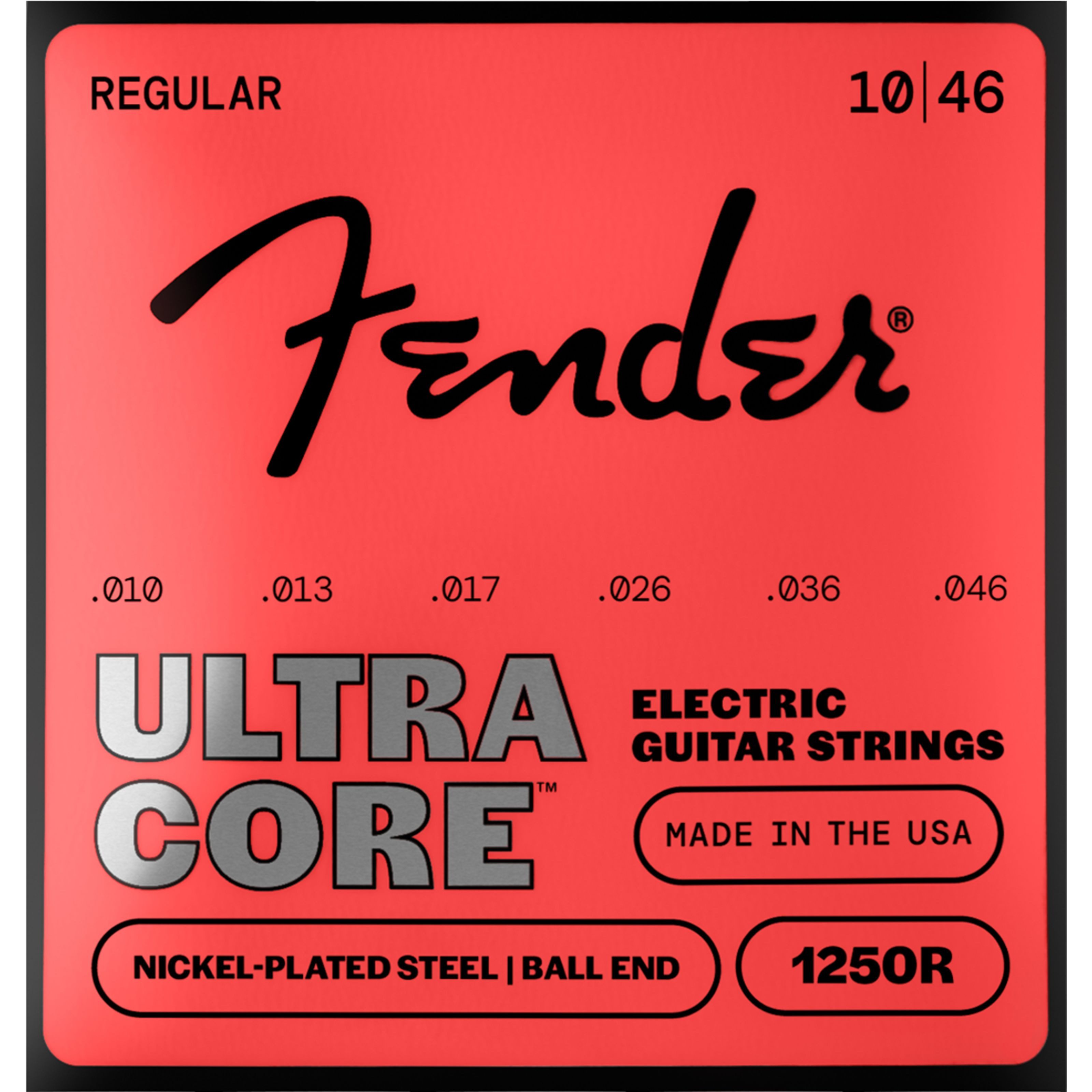 Fender Saiten, 1250R Ultracore 10-46 - E-Gitarrensaiten