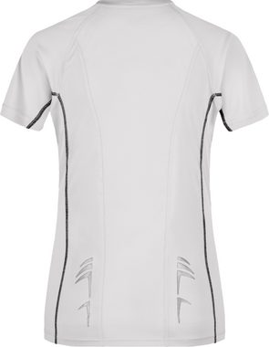 James & Nicholson Laufshirt Damen Sportshirt mit modischen, reflektierenden Details JN422 (Doppelpack, 2 Stück) Feuchtigkeitsregulierend, atmungsaktiv und schnell trocknend