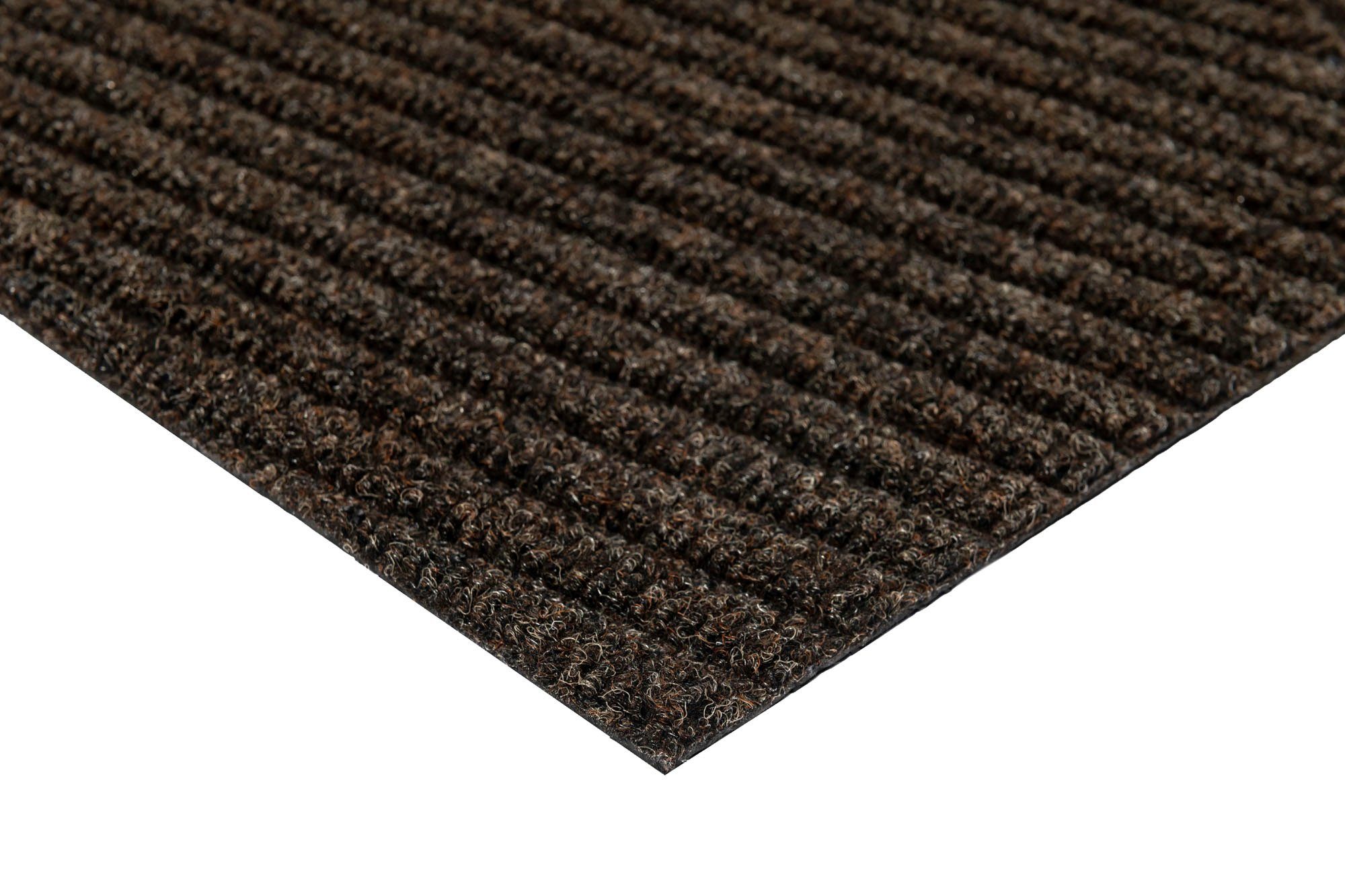 rechteckig, dezentes Fußmatte dark/brown Streifen Höhe: by waschbar wash+dry Kleen-Tex, 8 Stripes, Schmutzfangmatte, mm, Design,