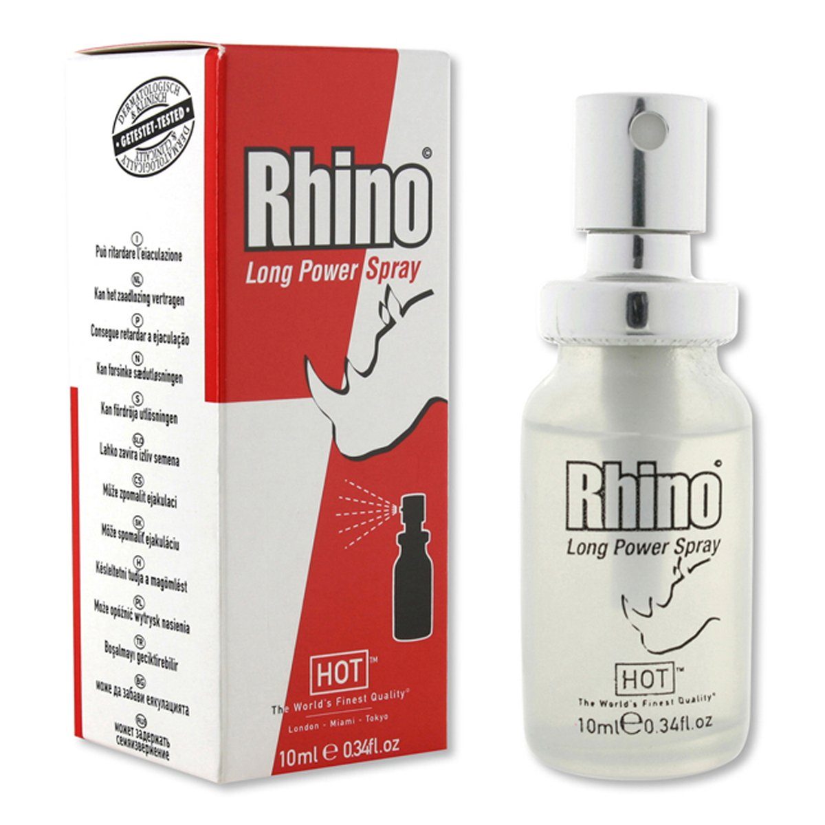 Verzögerungsmittel Rhino Orgasmusverzögerndes Spray für den Mann - 10 ml
