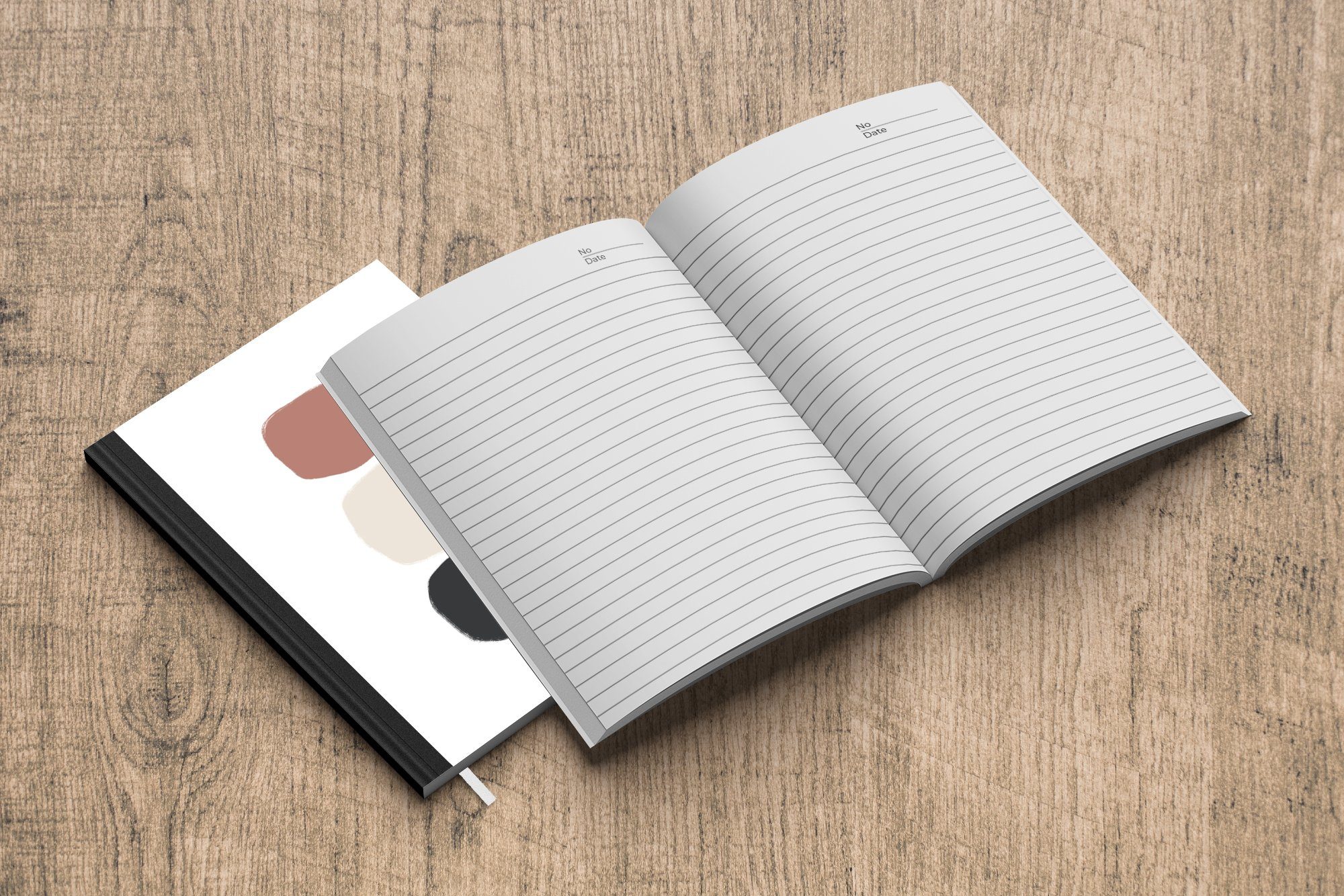 Merkzettel, Notizheft, - Journal, Tagebuch, Seiten, A5, Haushaltsbuch Minimalismus Gestaltung, Notizbuch Pastell 98 MuchoWow -