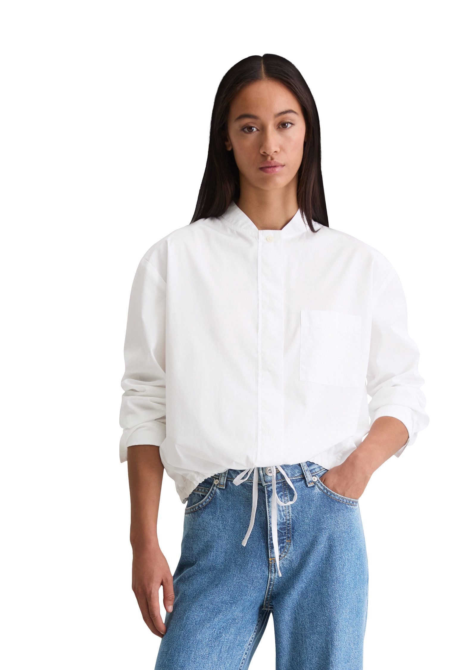 Marc O'Polo Langarmbluse im Blouson-Stil