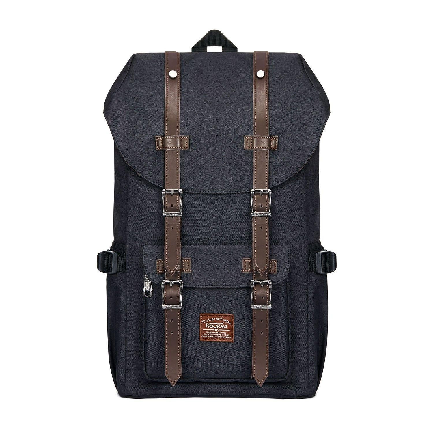LuxusKollektion Cityrucksack Rucksack Oxford Schwarz 45x27x17cm