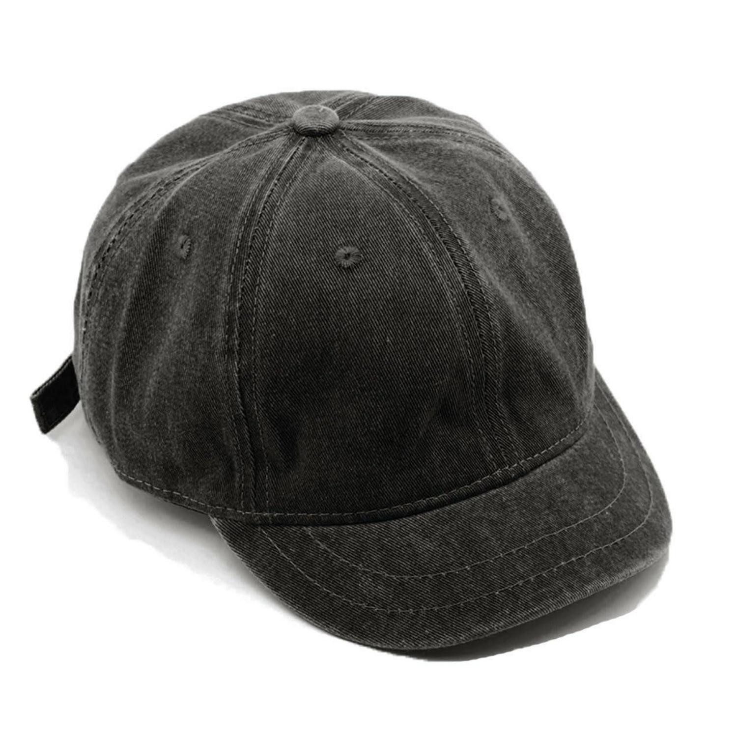 LuxusKollektion Baseball Cap Baseballkappe Herren Damen Krempe Denim Einheitsgröße 1 Schwarz