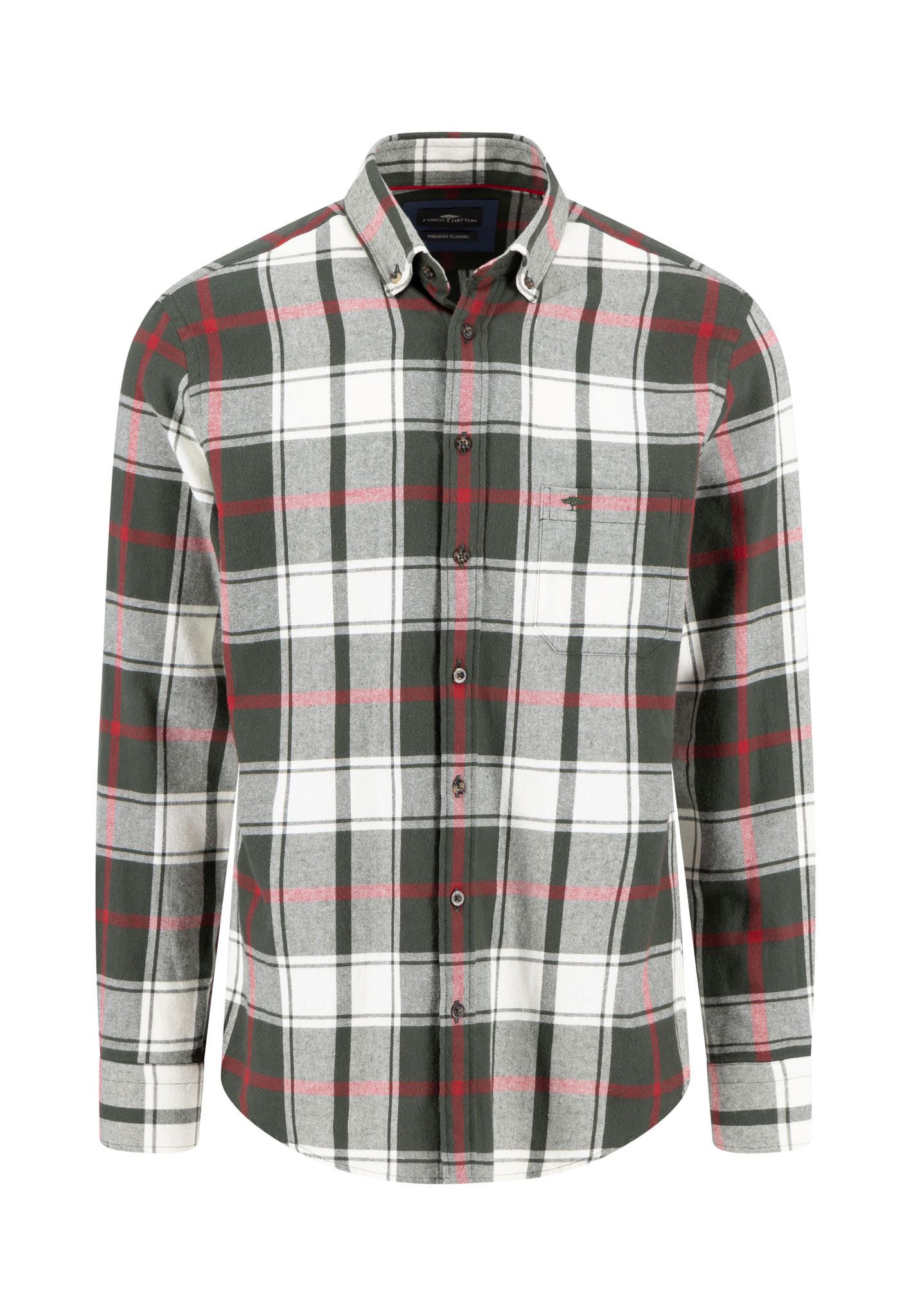 Flanellhemd Fynch-Hatton Flanellhemd kariert