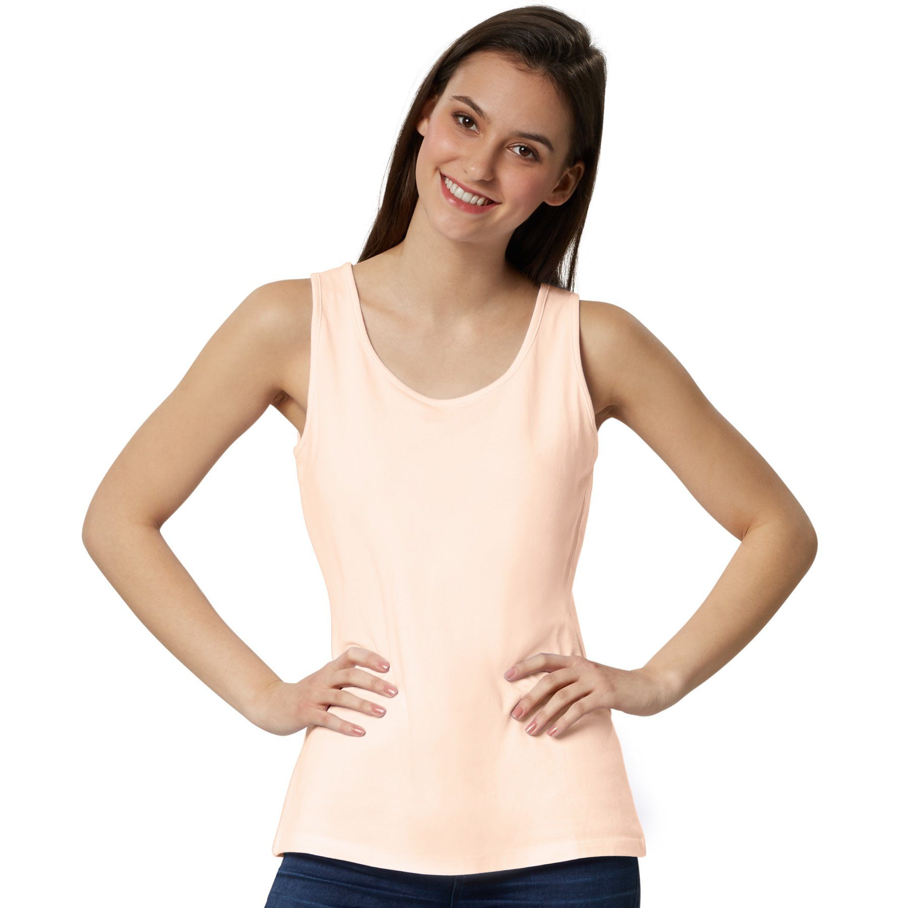 dressforfun Tanktop Damen Top Rundhals