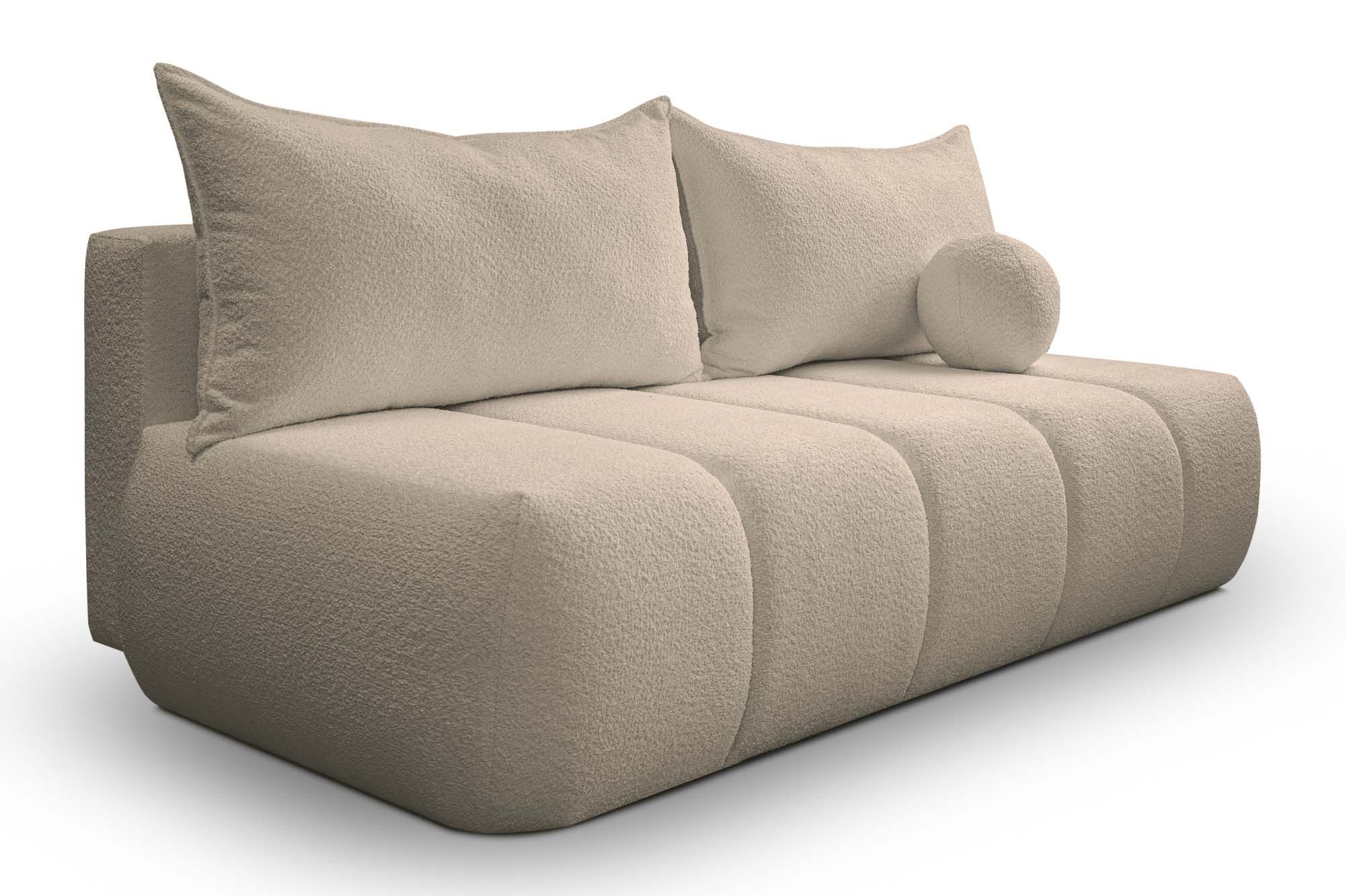 Kaiser Möbel Schlafsofa Dreisitziges Sofa PIANO mit Schlaffunktion, Komfort günstig online kaufen