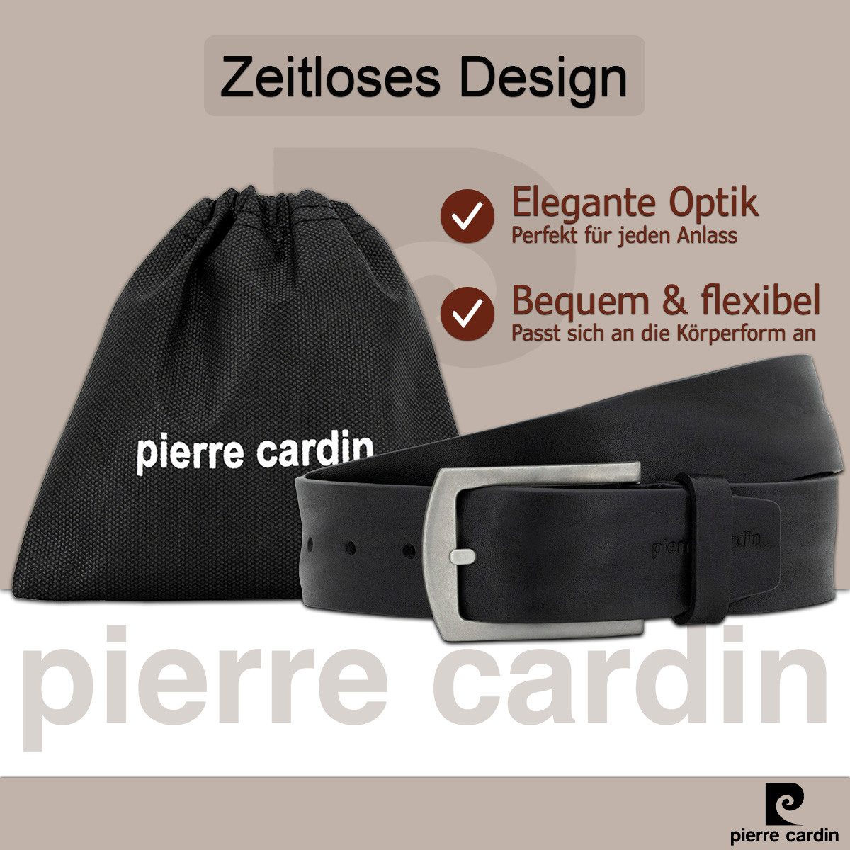 Pierre Cardin Ledergürtel