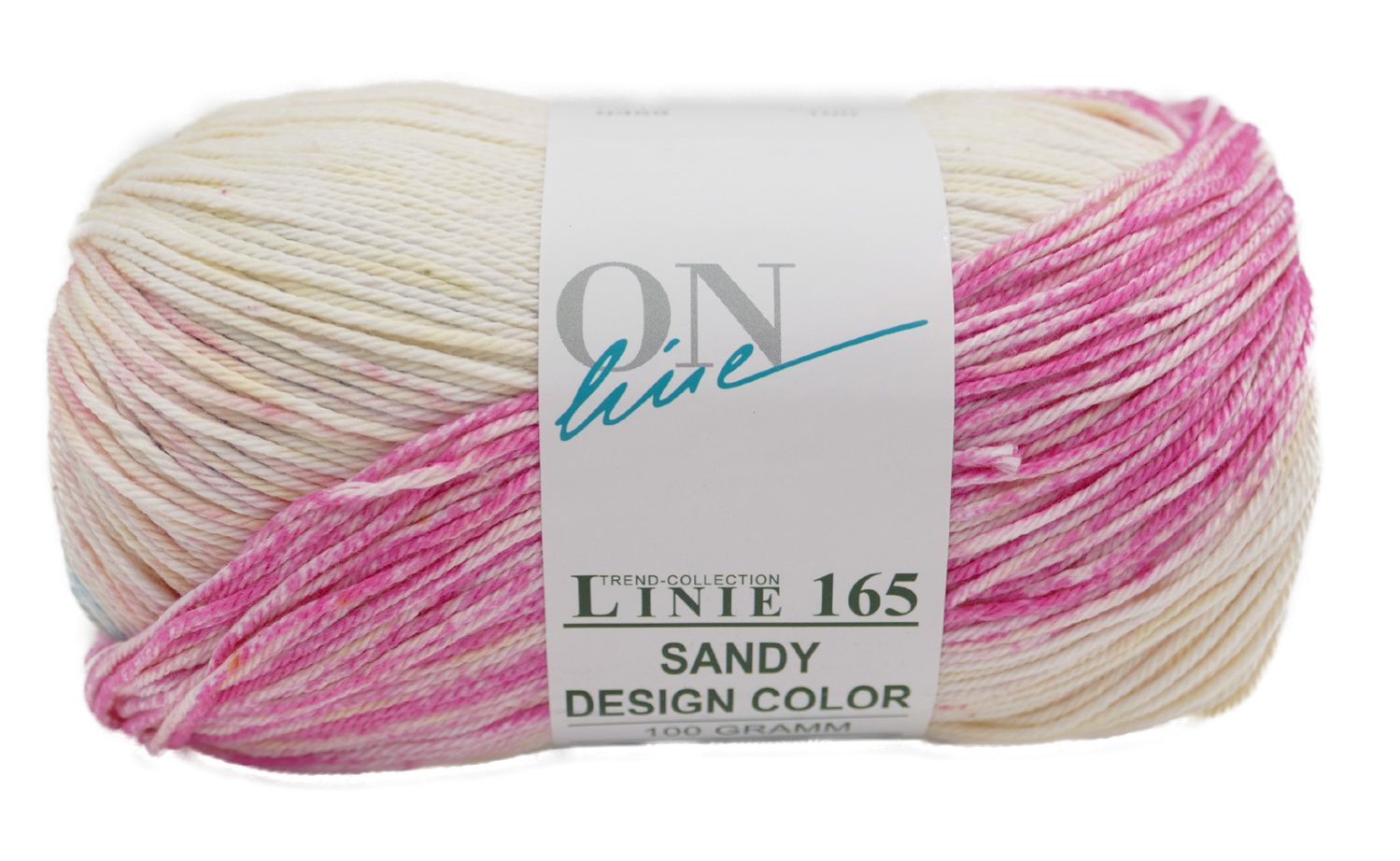 Online Garne Linie 165 Sandy Design Color Baumwollgarn mit Farbverlauf Häkelwolle, 240,00 m (Farbverlaufsgarn reine Baumwolle, Häkelgarn, Strickgarn, Strickwolle, Handstrickgarn), 100% Baumwolle, Nadelstärke 2,5 bis 3,5 mm