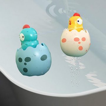 Fivejoy Badespielzeug Baby-Badespielzeug, schwimmendes Schlüpf-Ei, Dusche, Aufziehspielzeug, Wasserspritz-Ei für Geburtstagsgeschenke, Kleinkinder