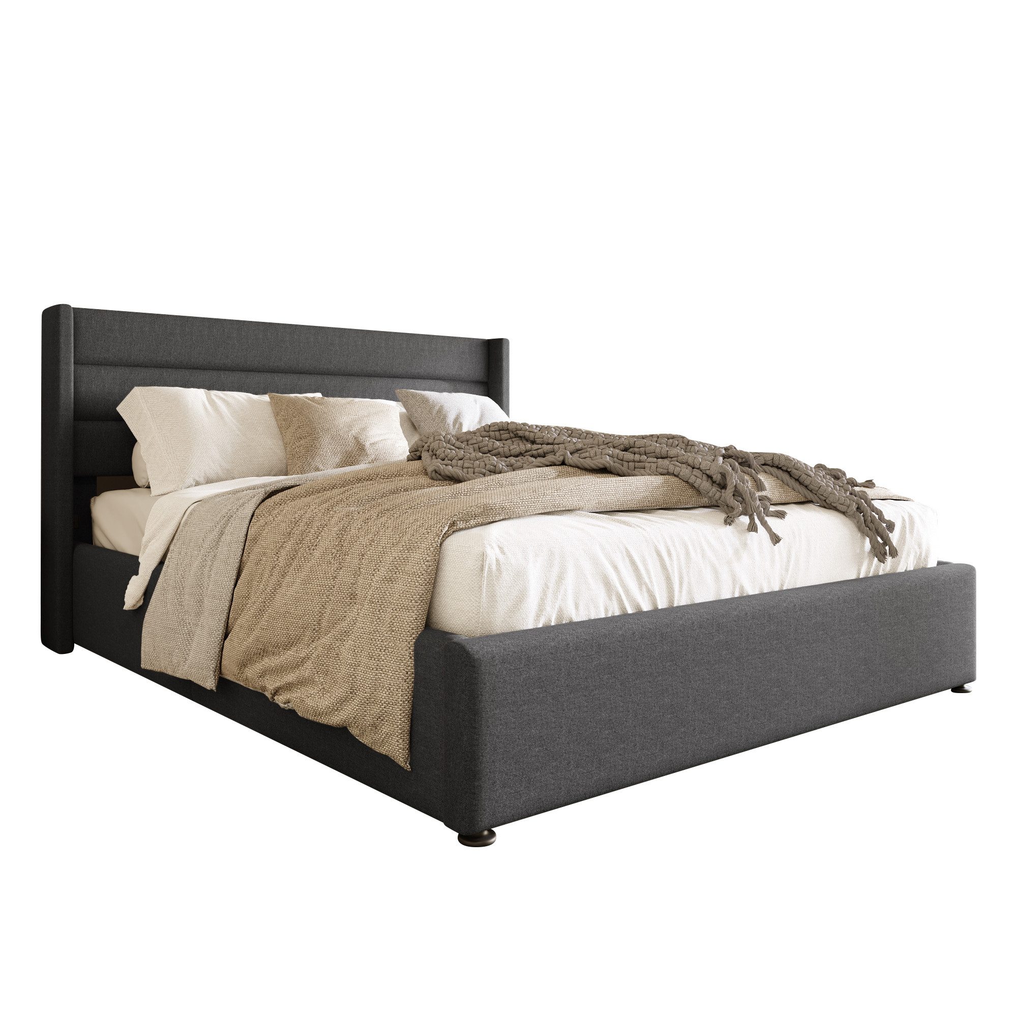 REDOM Polsterbett Stauraumbett Doppelbett, Bett mit günstig online kaufen