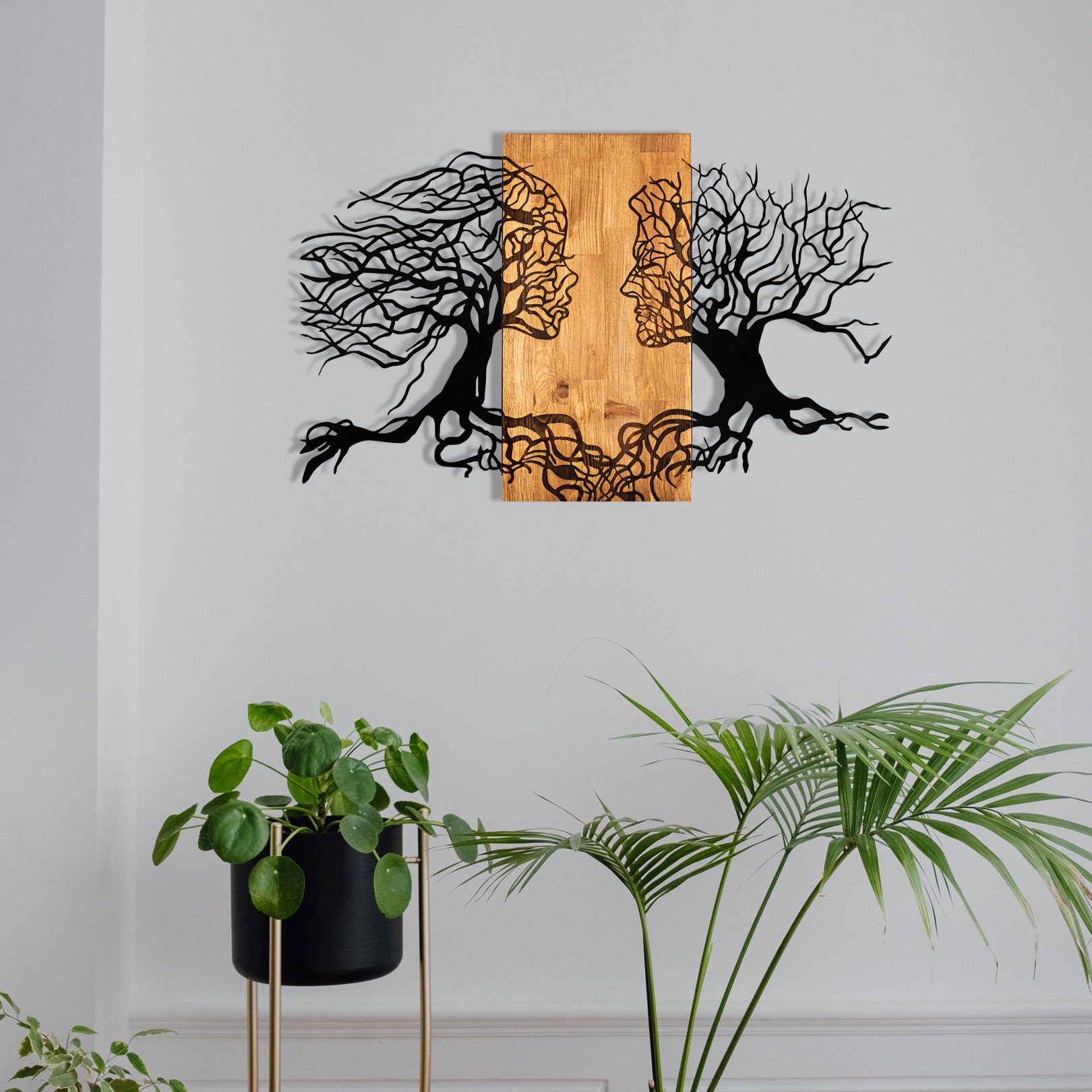 Wallity Wanddekoobjekt 100% METAL (Thickness: 1,2 mm), 92 x 58 cm Z1774 (1 St)