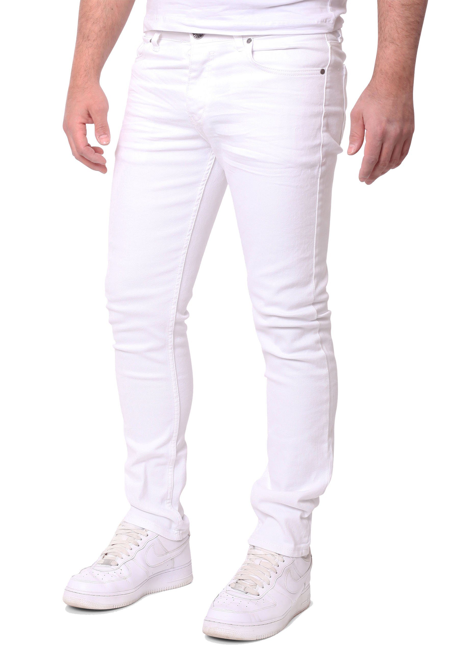 Reslad Stretch-Jeans Reslad Jeans-Herren Slim Fit Basic Style Stretch-Denim Jeans-Hose Stretch Jeans-Hose Slim Fit