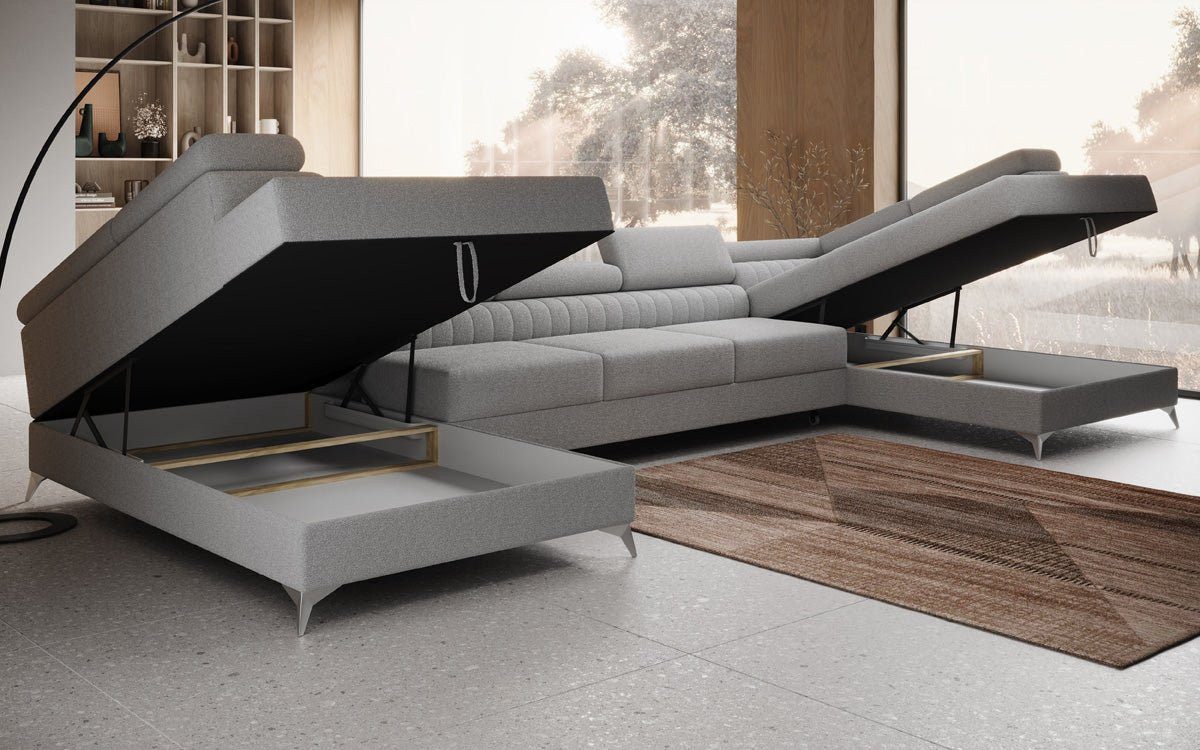 Luxusbetten24 Schlafsofa Designer Sofa Aurea U günstig online kaufen