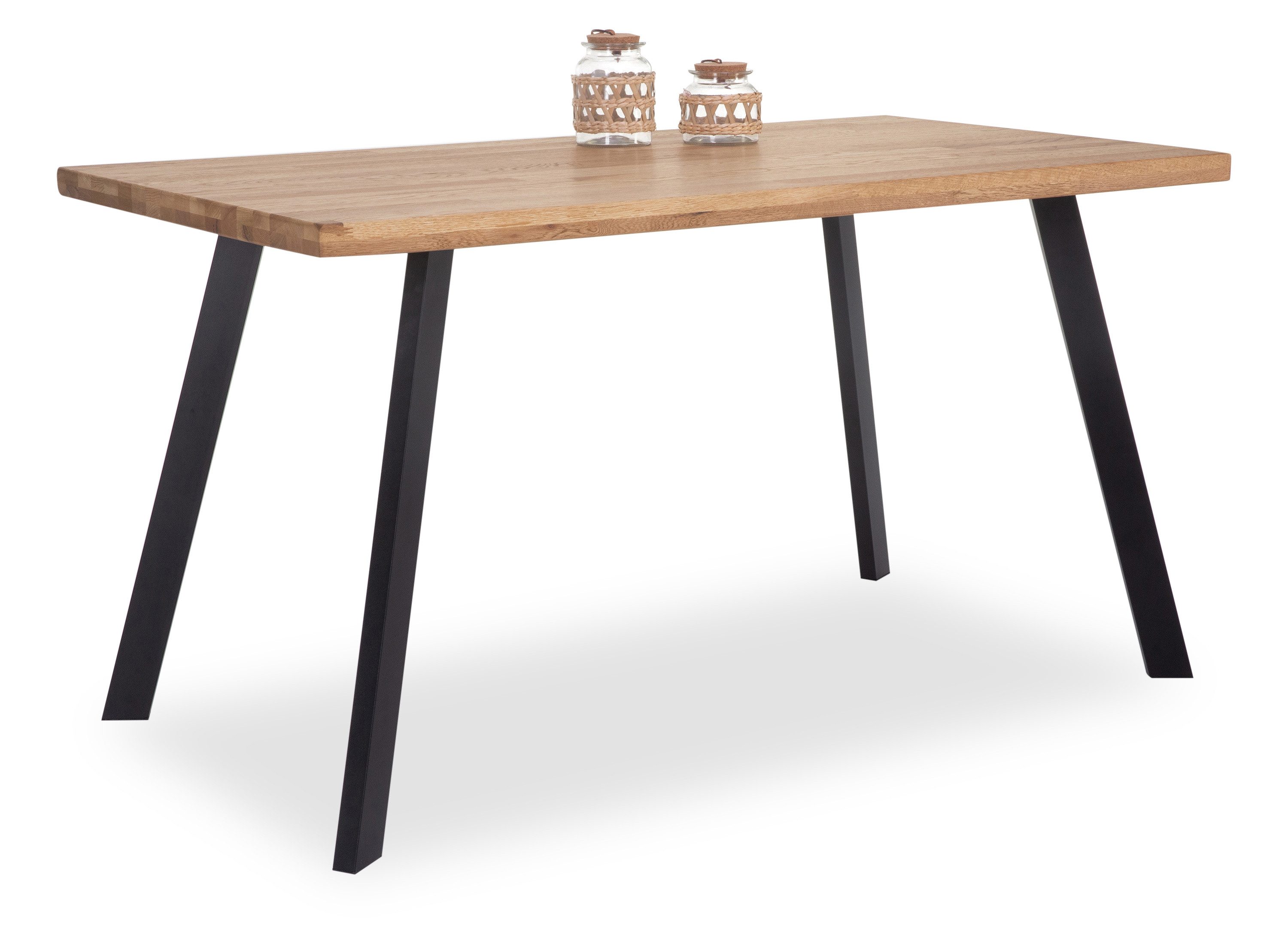 HARPER Esstisch Esstisch HARPER MONTANA H 76 cm braun Esszimmertisch