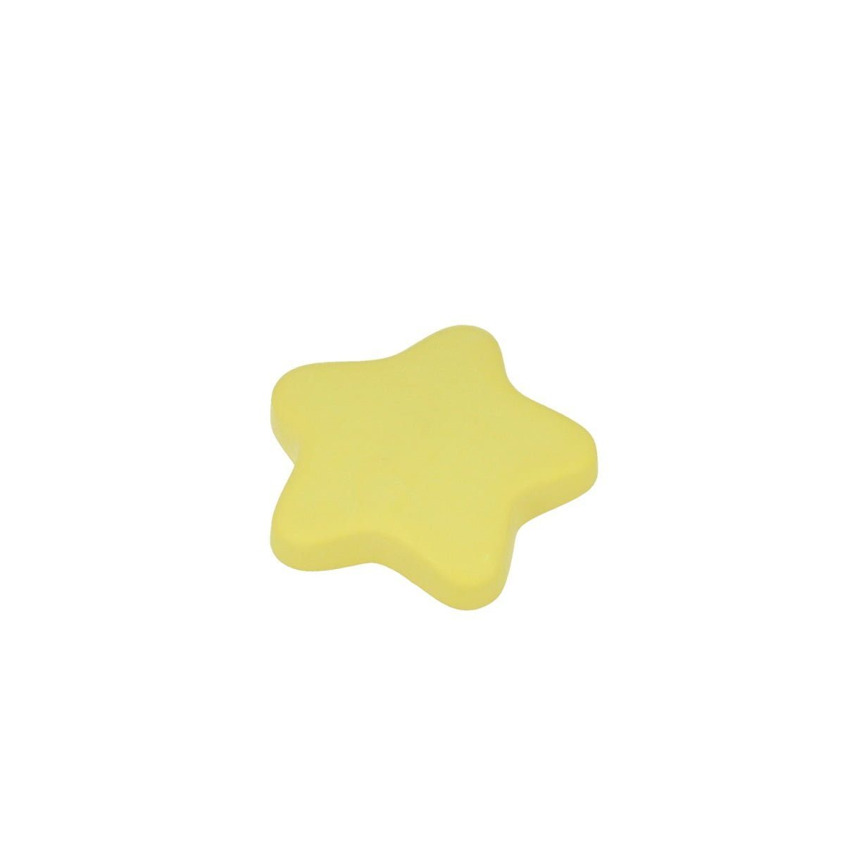 Möbelbeschlag Möbelknopf Kinderzimmerknopf Modell Stern Gelb