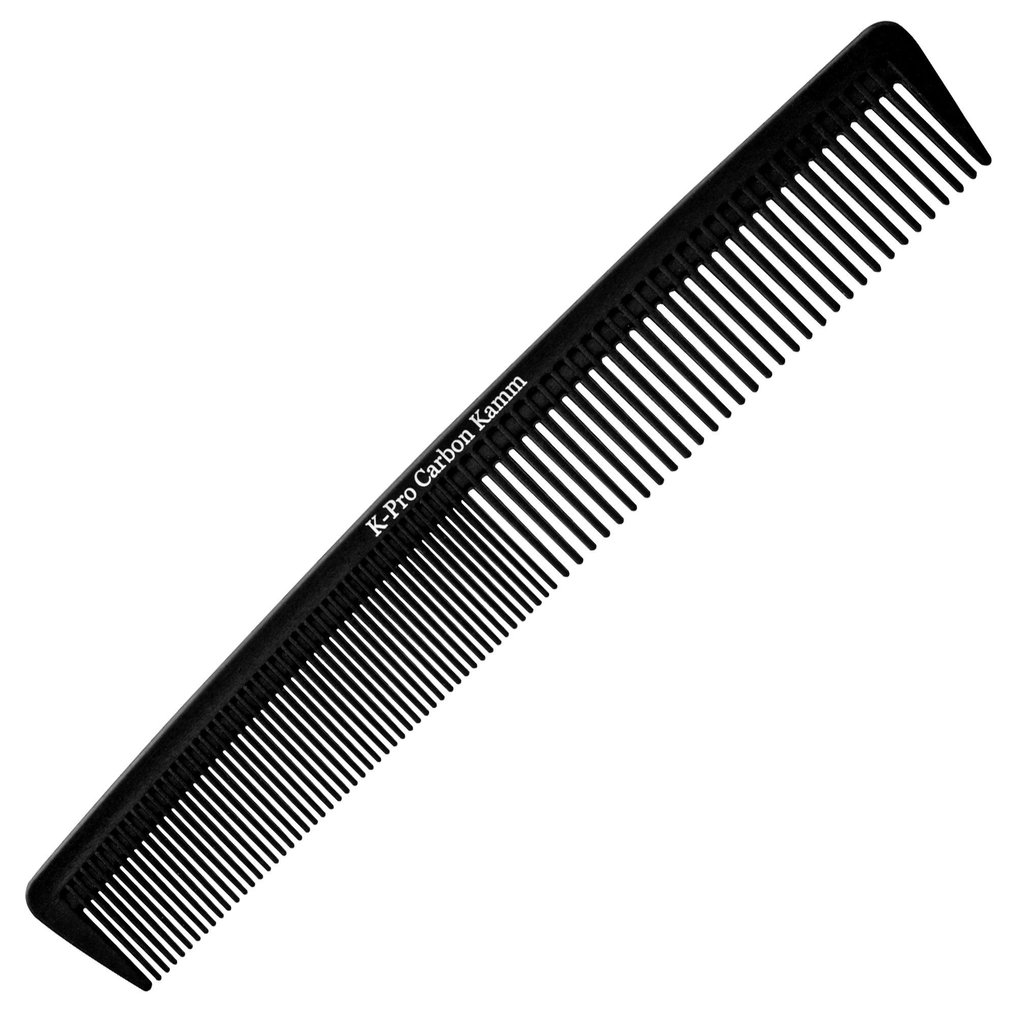 1 Carbon - K-Pro Frisierkamm Haar Bart Kamm Schneidekamm Antistatisch Antistatisch Herren Damen Stück,