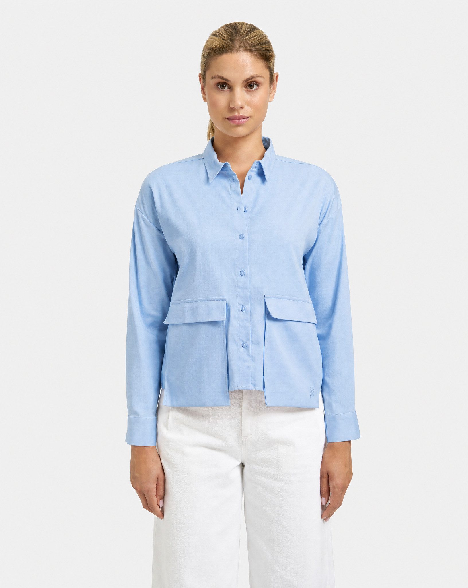 Smith & Soul Kurzarmbluse mit Baumwolle