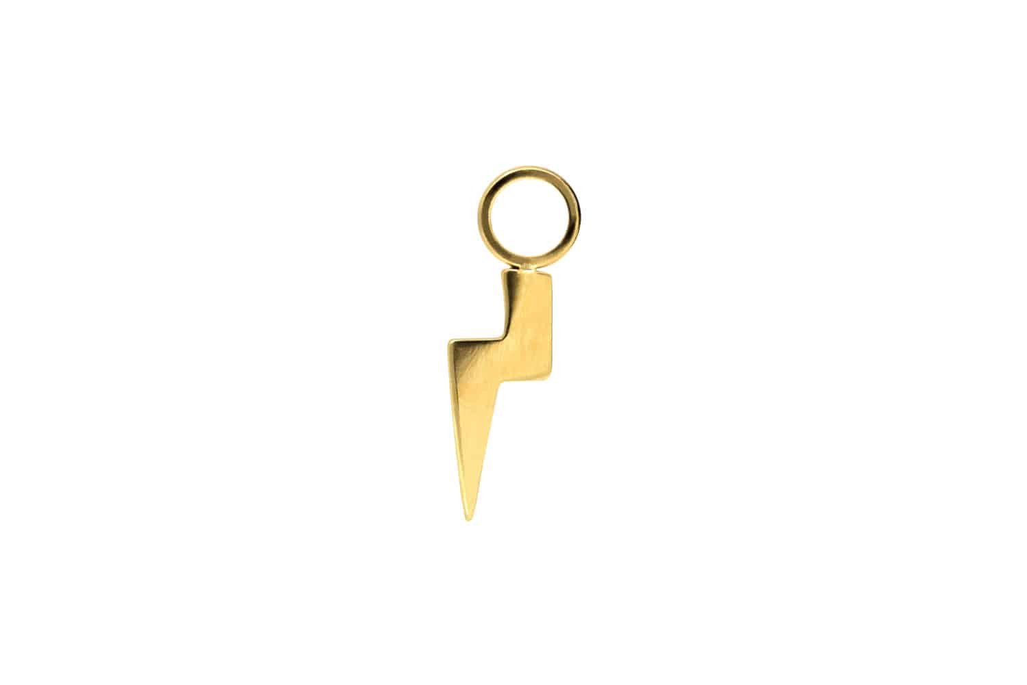 PIERCINGLINE Piercing-Set Titan Anhänger für Clicker BLITZ (Piercing-Anhänger, 1-tlg)