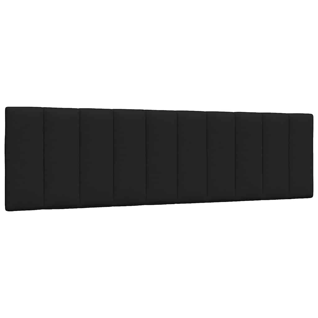 vidaXL Bett, Kopfteil-Kissen Schwarz 180 cm Stoff
