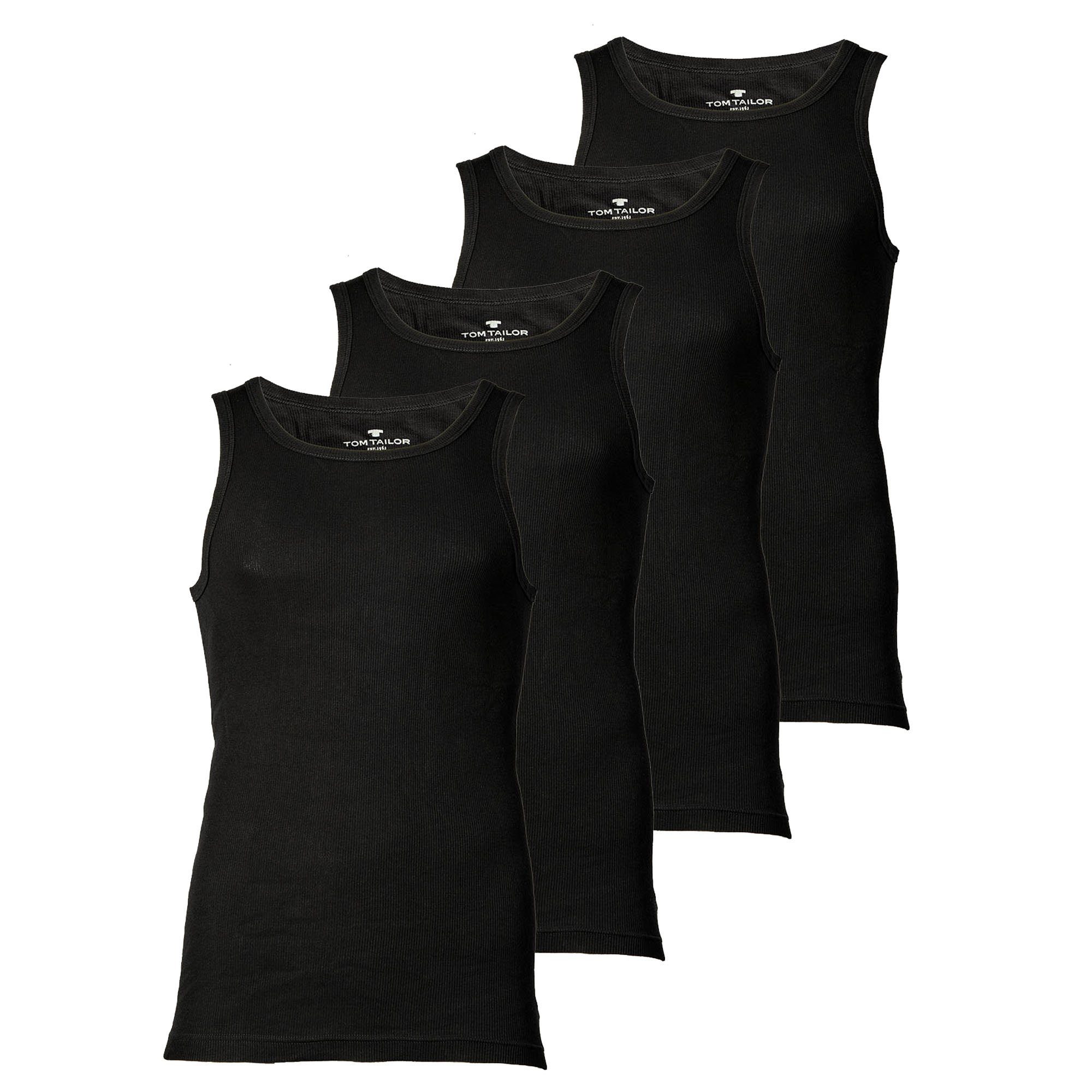 Unterhemd Herren Unterhemd 4er Pack Baumwolle