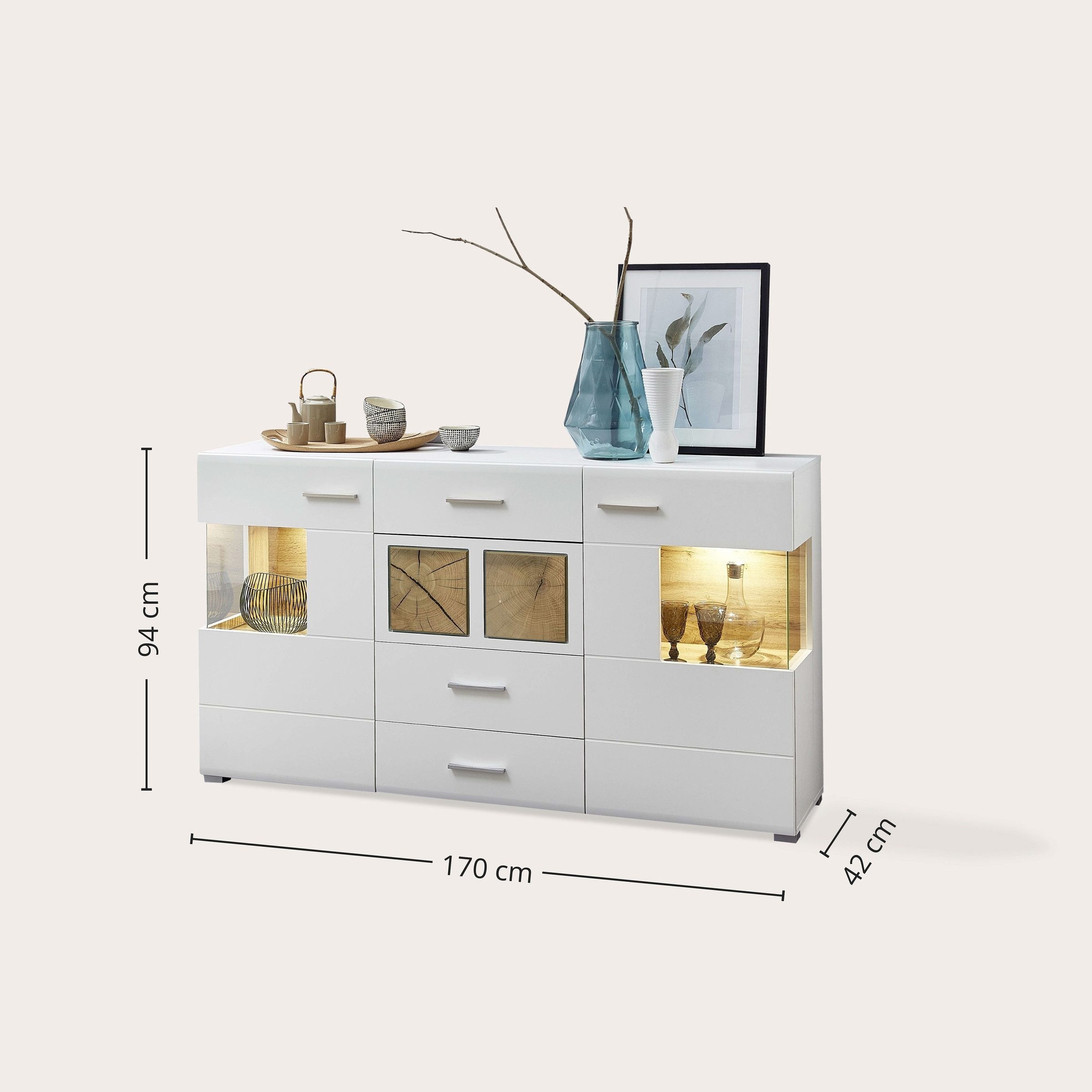 Innostyle Sideboard 170 x 94 x 42 cm (B/H/T) – Bild 3 von 5