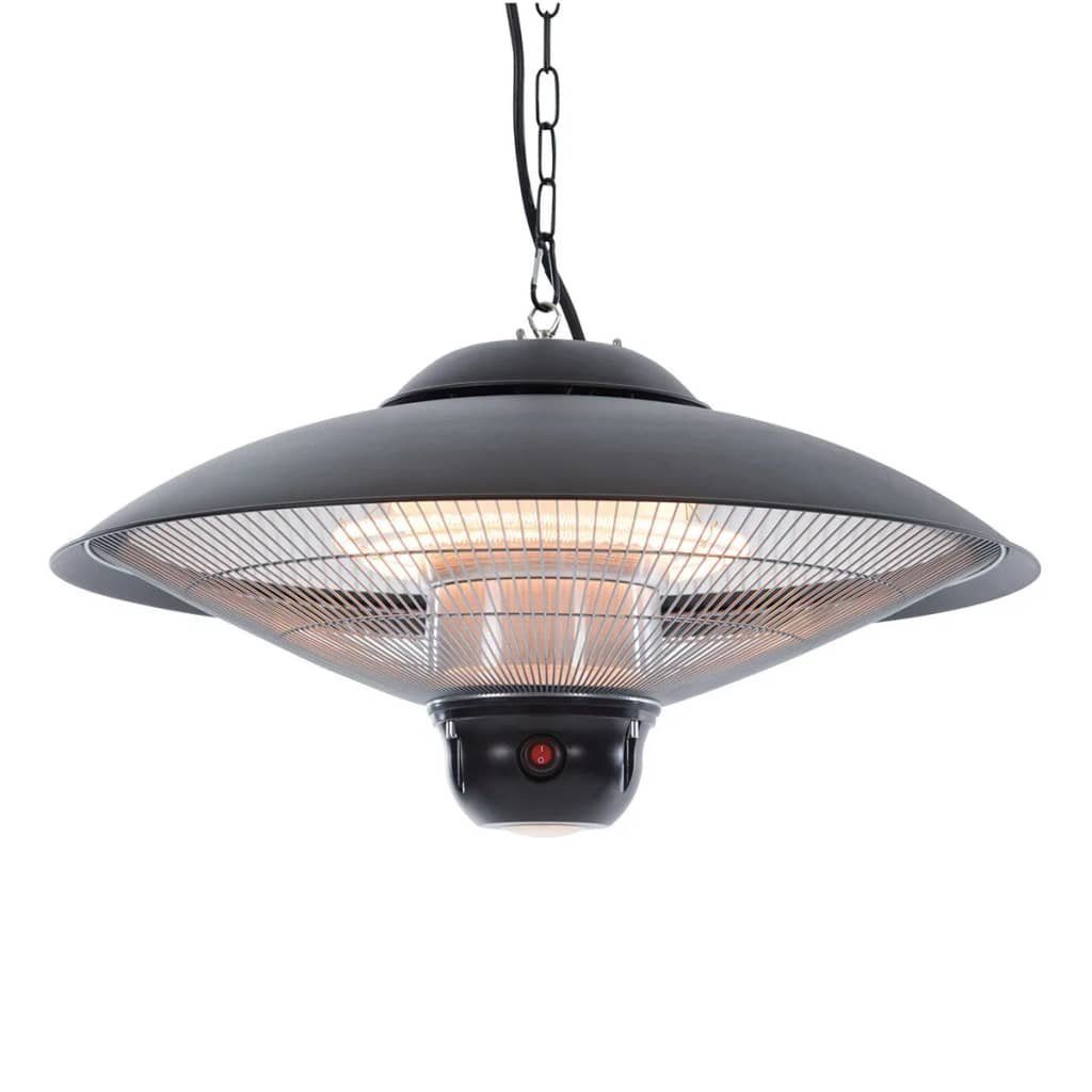 Sunred Terrassenstrahler Deckenheizstrahler Sirius 2100 W Halogen Schwarz CE09B