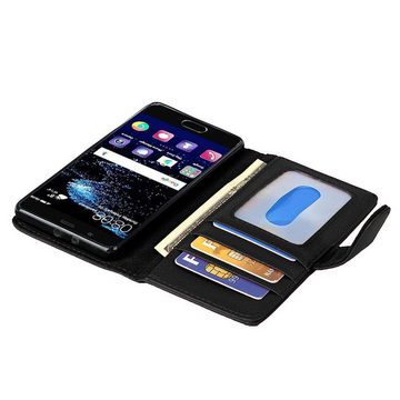 Cadorabo Handyhülle Huawei P10 Huawei P10, Klappbare Handy Schutzhülle - Hülle - mit Standfunktion und Kartenfach
