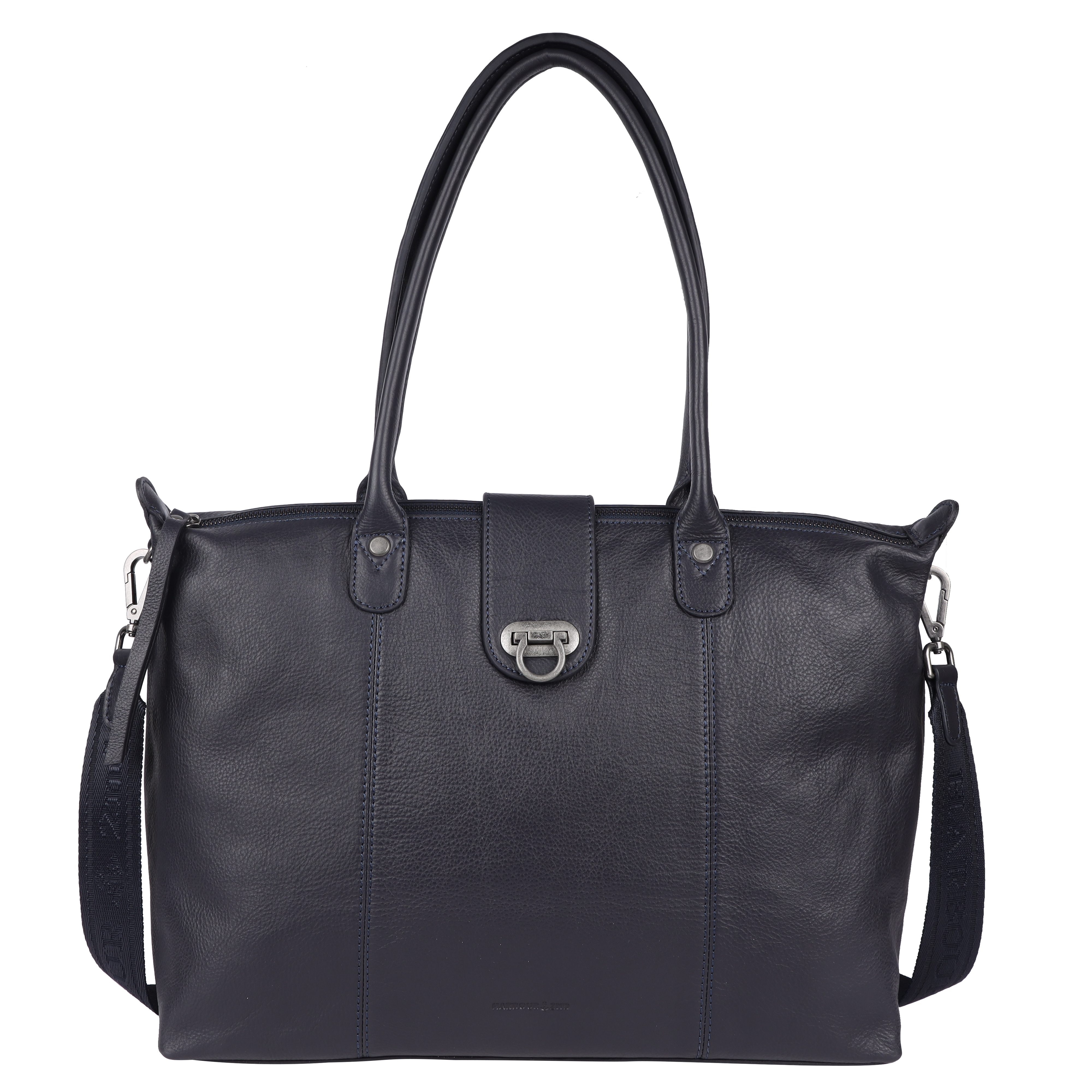 HARBOUR 2nd Shopper Malin, Damen Umhängetasche, Handtasche, Tragetasche mit Steckverschluss