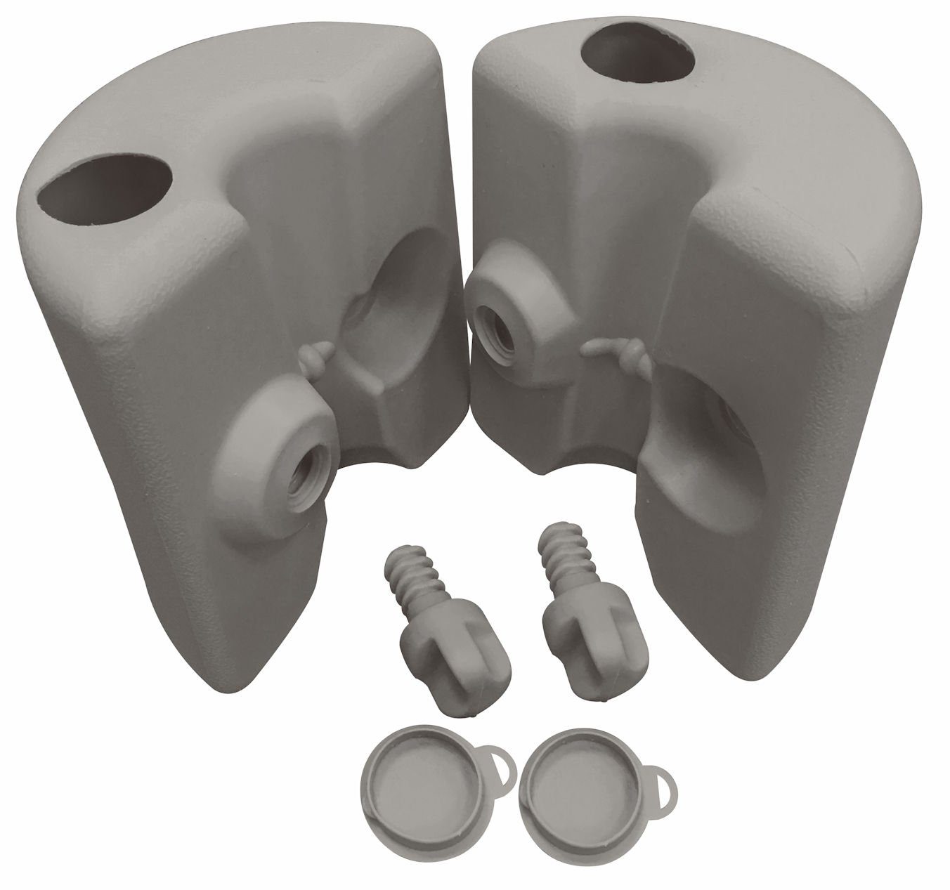 Spetebo Standfuß Kunststoff Pavillon Standfüße grau - 4er Set (4er Set), wetterfeste Gewichte für Pavillons – Bild 2 von 2