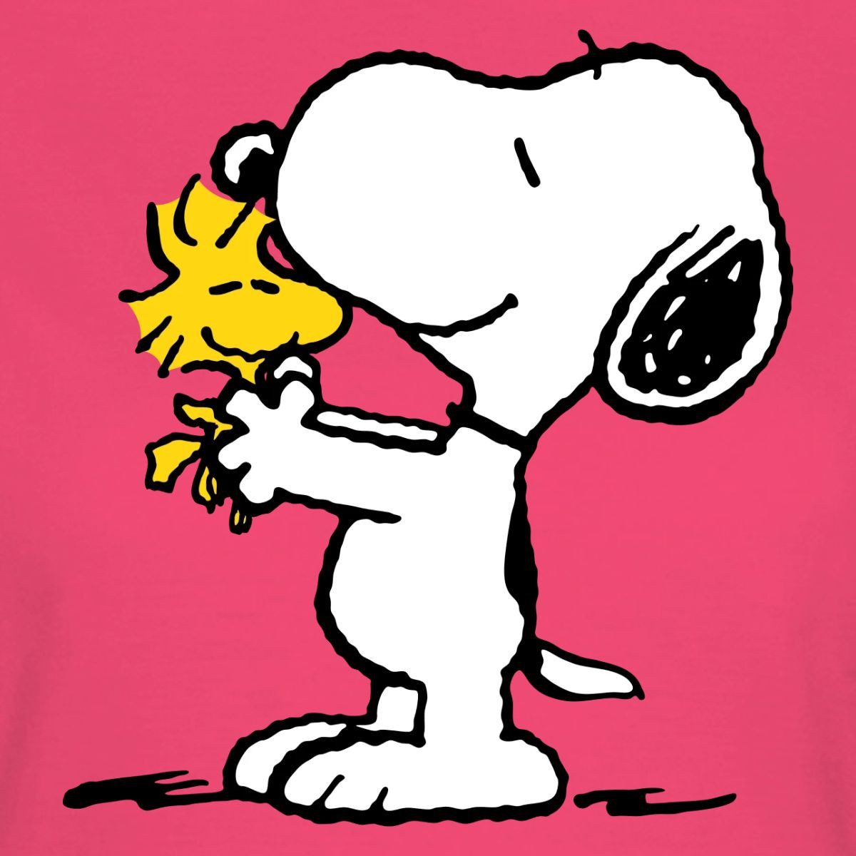 Spreadshirt T-Shirt Peanuts Snoopy Und Woodstock Frauen T-Shirt (1-tlg)