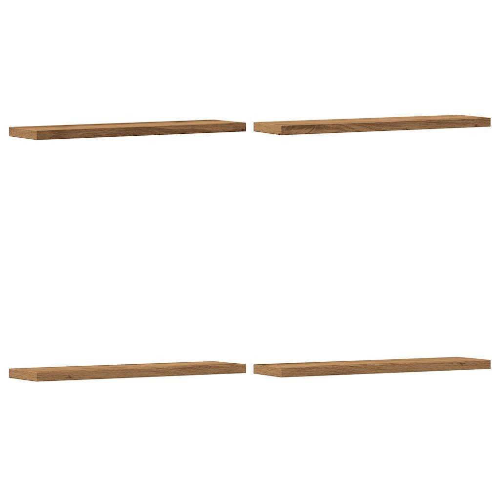 vidaXL Bücherregal Wandregale 4 Stk. Artisan-Eiche 40x20x1,5 cm Holzwerksto günstig online kaufen