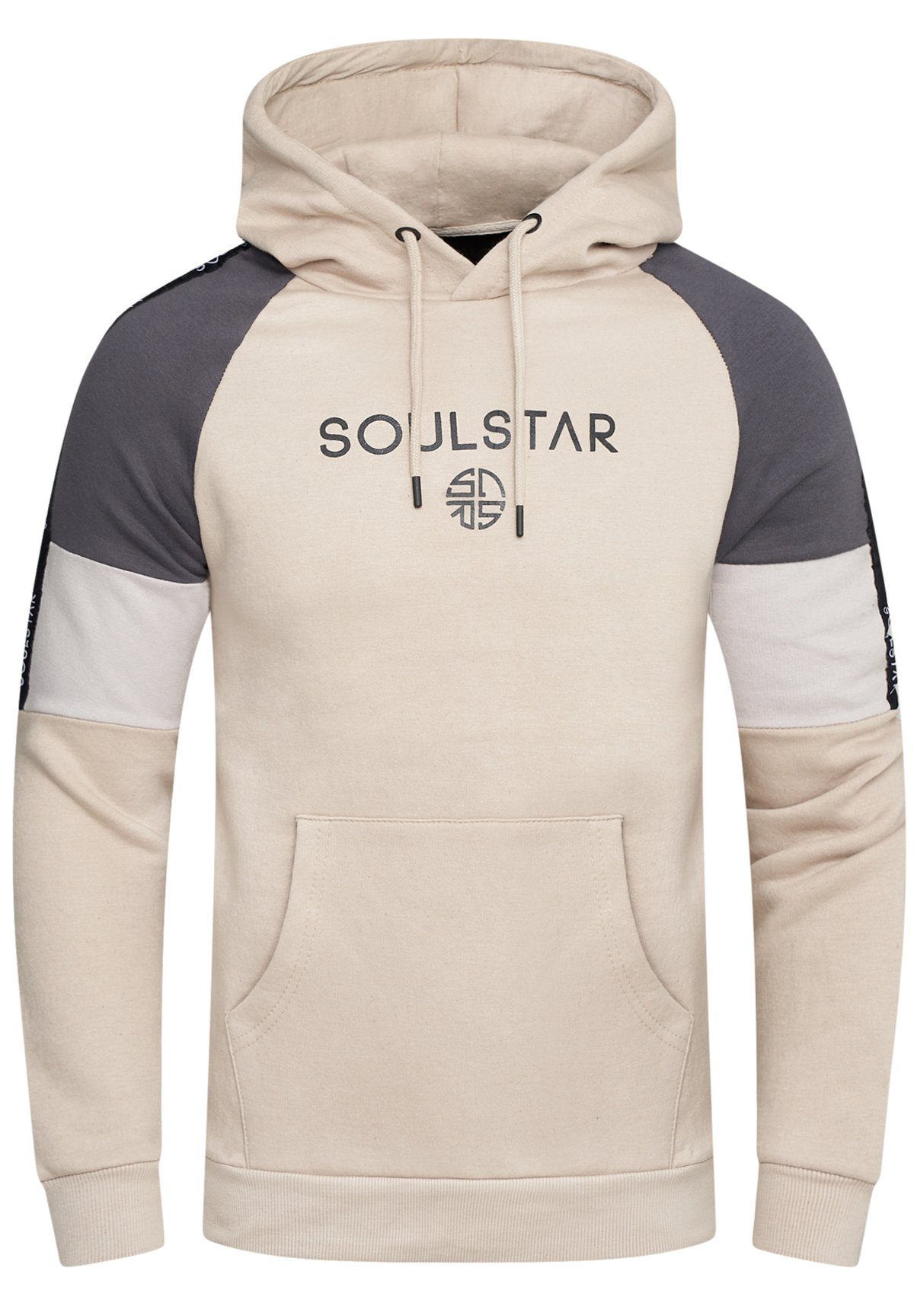 SOULSTAR Hoodie MSWCYCLINDER im Color-Block Stil