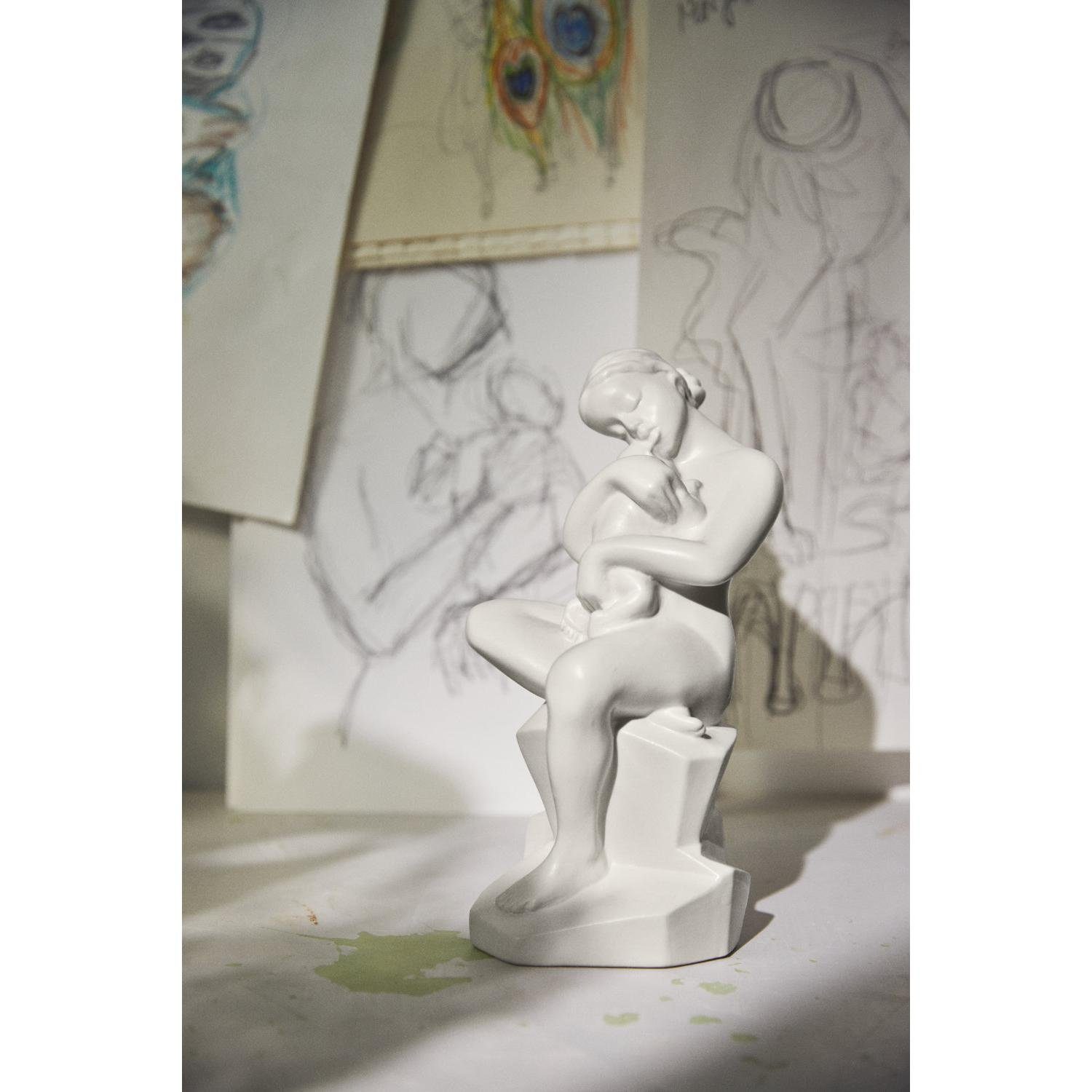 Skulptur (23cm) Weiß of Kähler Being Moments Beginnings Porzellanfirgur