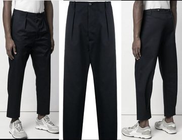 Valentino Loungehose VALENTINO VLTN Logo Made in Italy Trousers Chinos Pants Hose Iconic Cu