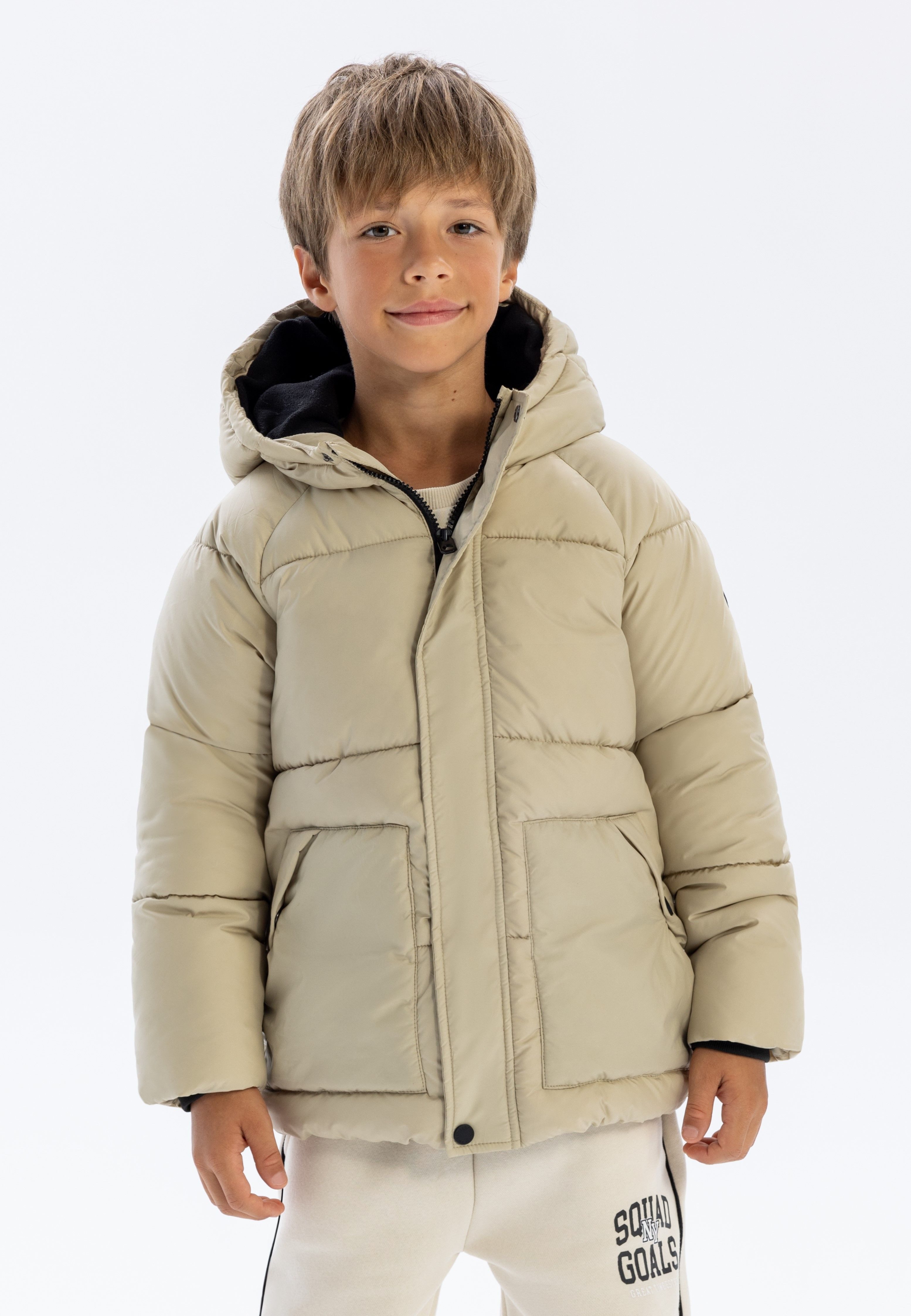 MINOTI Winterjacke Gefütterte Jacke mit Taschen günstig online kaufen