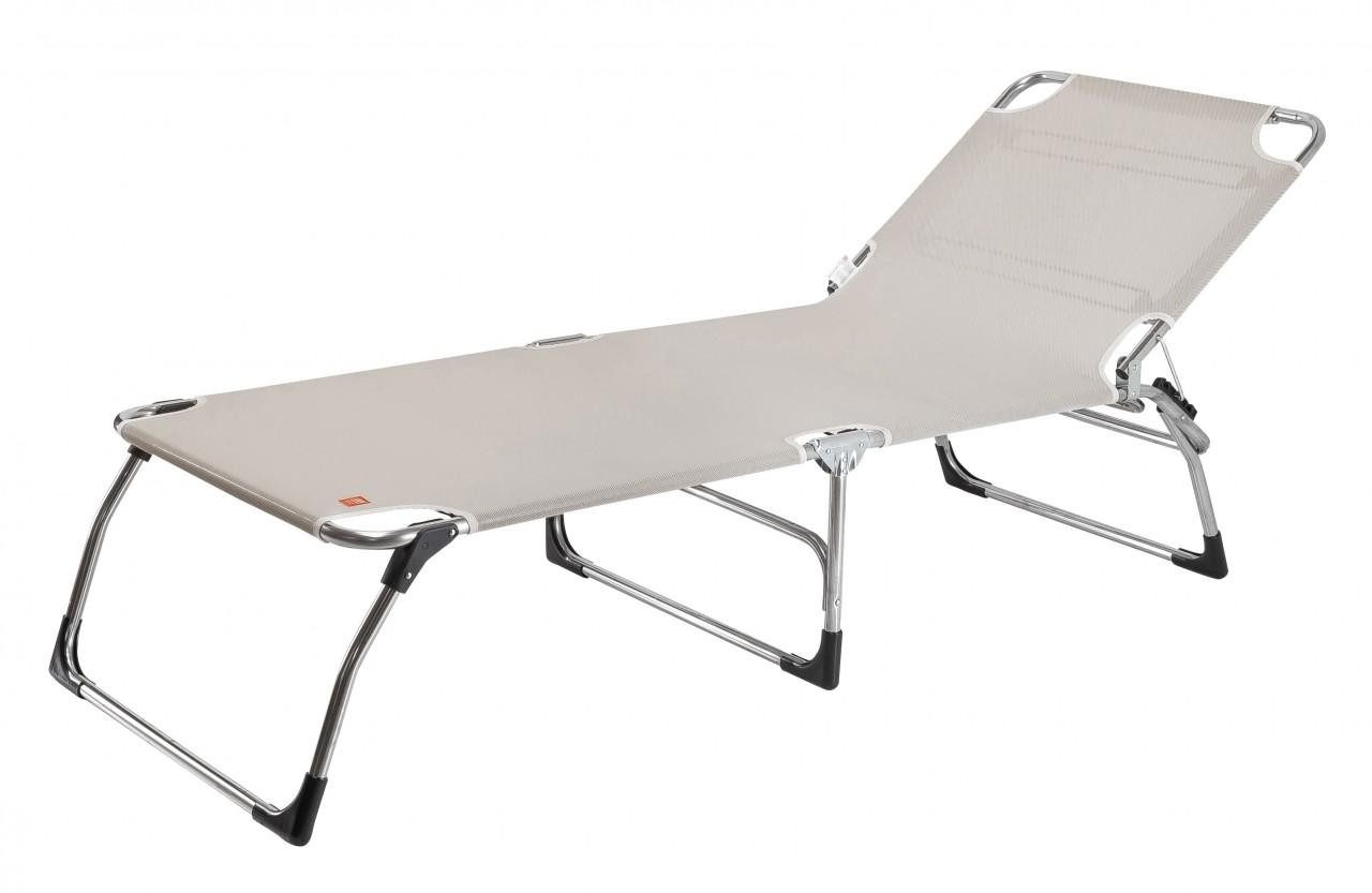 Fiam Gartenliege AMIGO BIG Grau Sonnenliege Aluminium Dreibeinliege FIAM