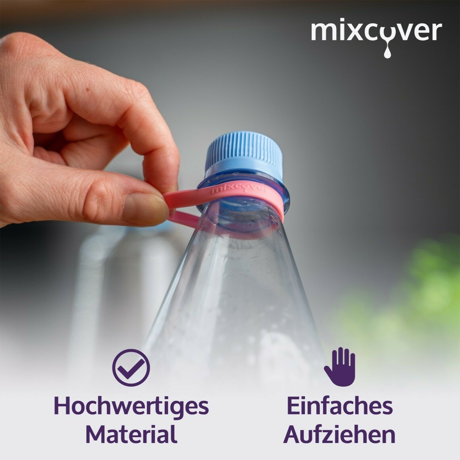 Mixcover Wassersprudler Flasche »mixcover Silikonring zum Markieren von  Trinkflaschen oder SodaStream Flaschen« online kaufen | OTTO