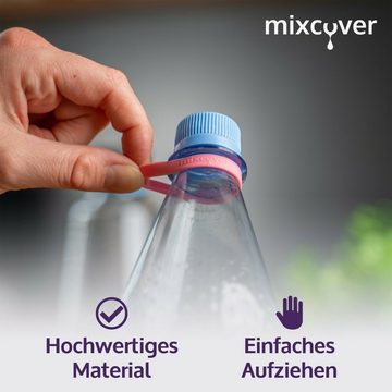Mixcover Wassersprudler Flasche mixcover Silikonring zum Markieren von Trinkflaschen oder SodaStream Flaschen
