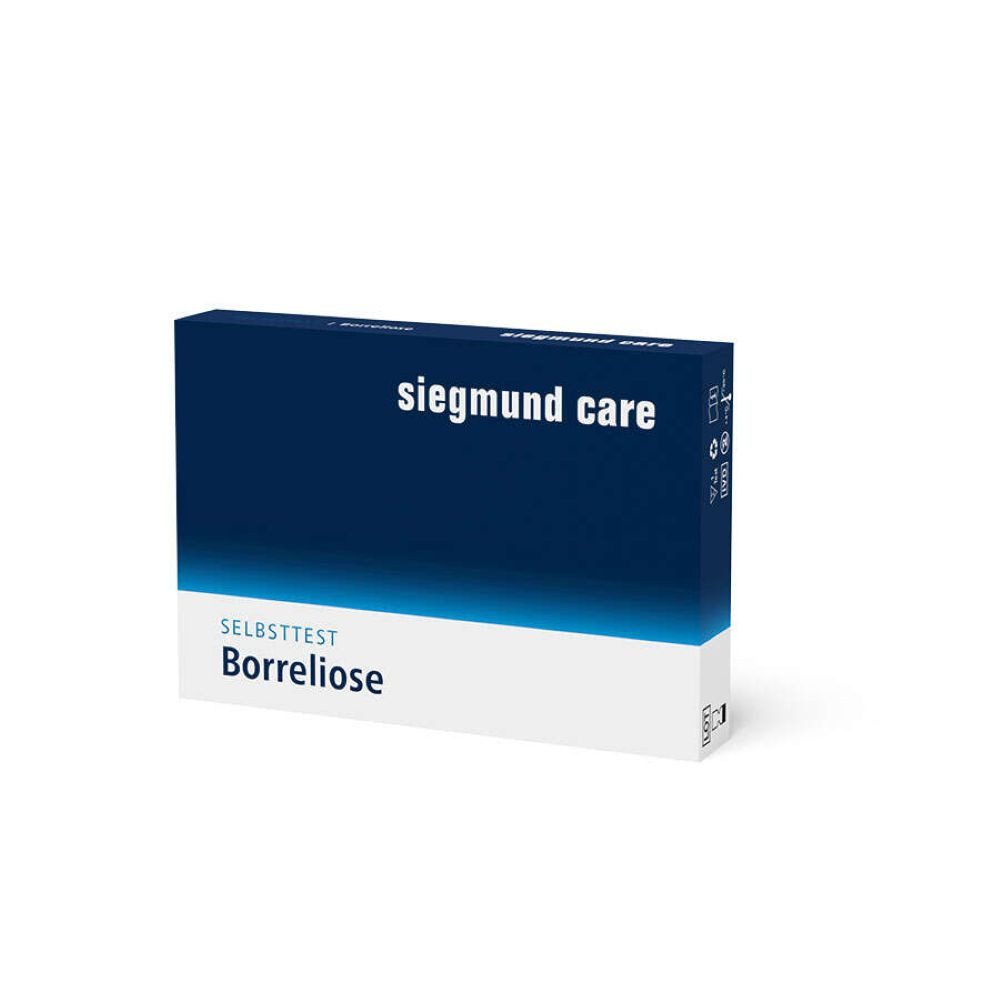 siegmund care Allergietest Borreliose Selbsttest, 1-tlg., Genauigkeit 88,04 %, Dauer des Tests - 10 Minuten