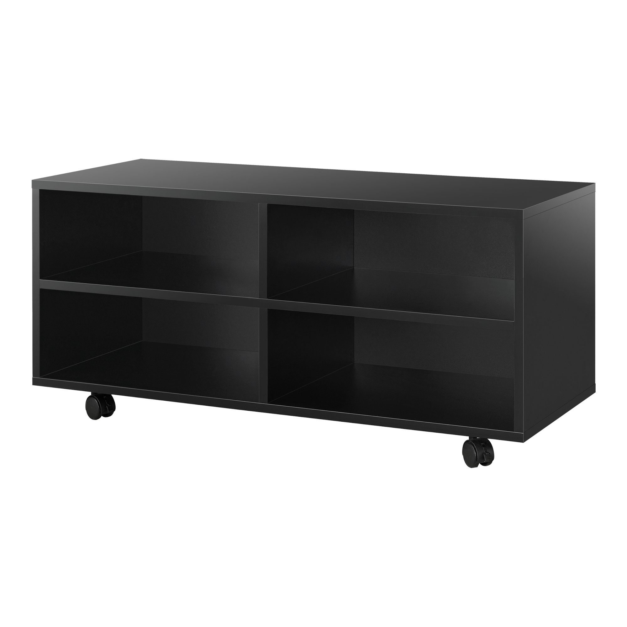 en.casa Lowboard, »Gränne« Rollbares Regal 90x35x41cm günstig online kaufen