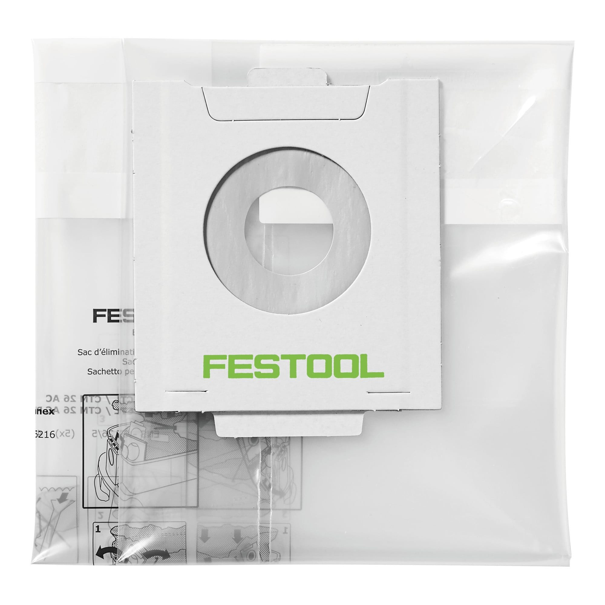 FESTOOL Müllsack Festool Entsorgungssack ENS-CT 36 AC 5 Stk