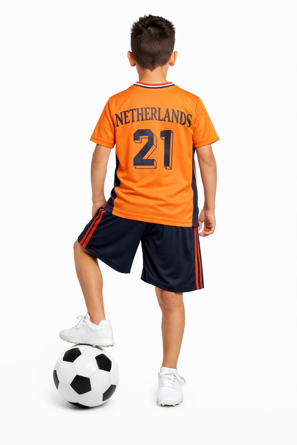 Fashion Boy Fußballtrikot Fussball Fan Set Niederlande NETHERLANDSTrikot + Shorts, JS296e (Set)