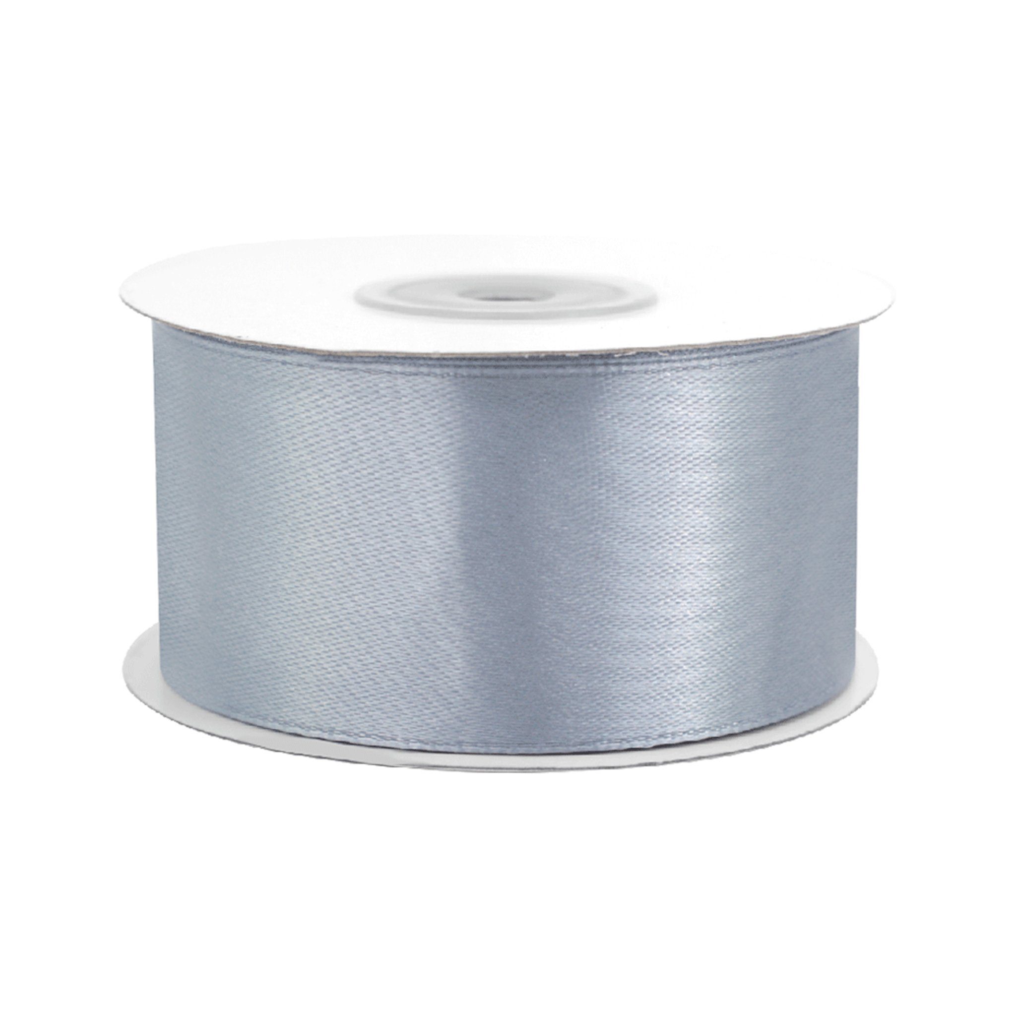 Creativery Satinband, Satinband 38mm x 25m Rolle Dunkelgrau