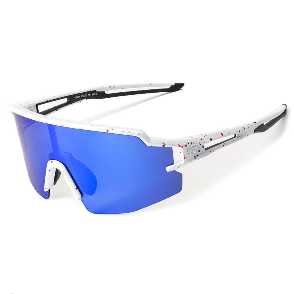 ROCKBROS Fahrradbrille Sportbrille Radsportbrille Sonnenschutzbrille, (Spar-Set, 1-St., 27 g ultraleicht), polarisiert, UV400, Korrektureinsatz, 27 g