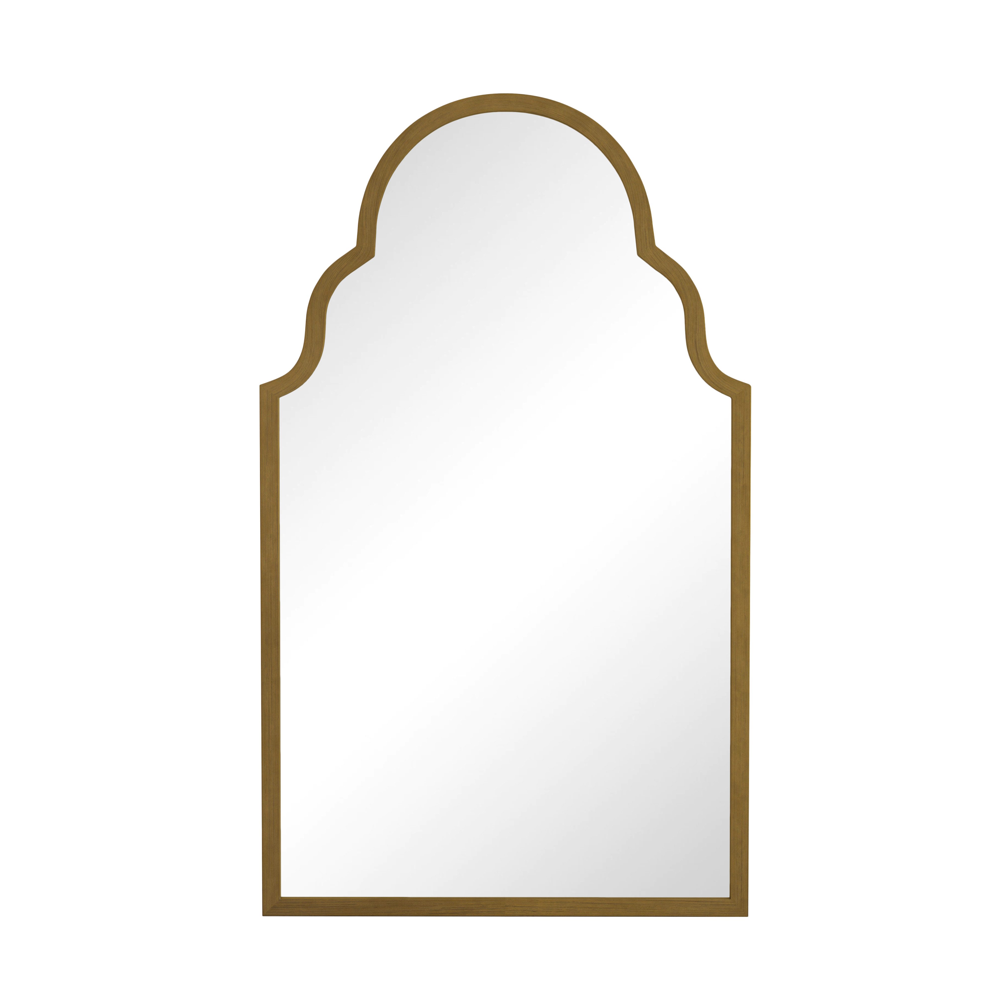 Yorbay Wandspiegel (61x101 cm), Bronze Rechteckspiegel mit Metallrahmen