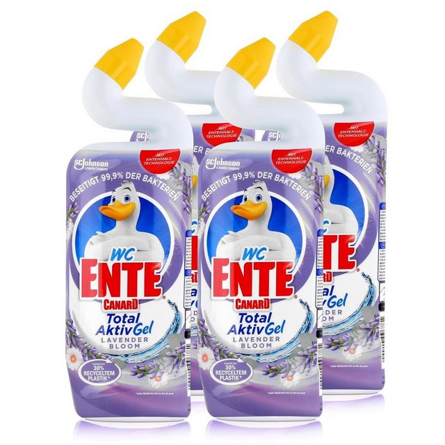 WC Ente WC Ente WC-Reiniger Total AktivGel Lavender Bloom 750ml (4er Pack) WC-Reiniger